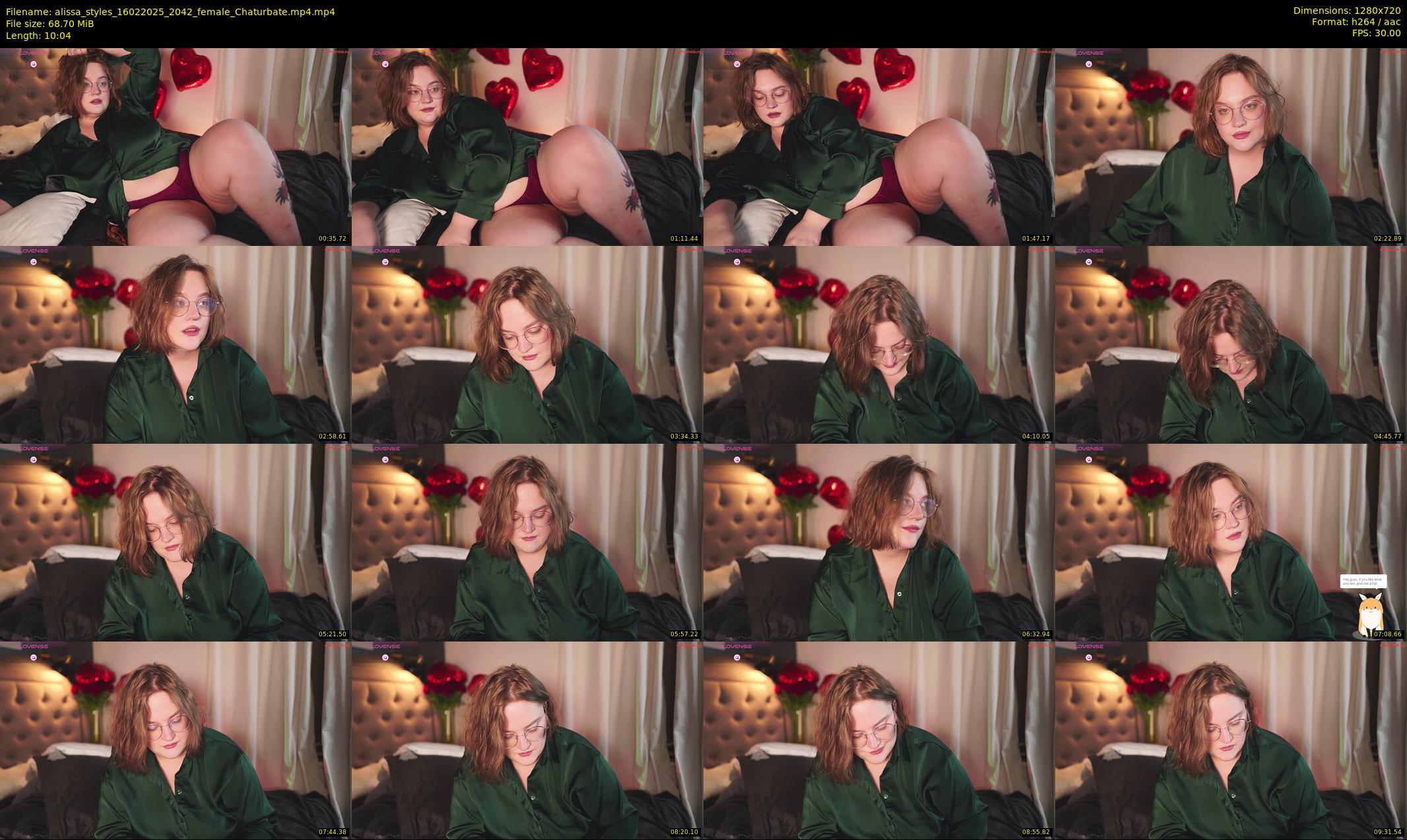 alissa_styles — 11 minute Chaturbate female cam show recording, 720p, Feb 16, 2025
