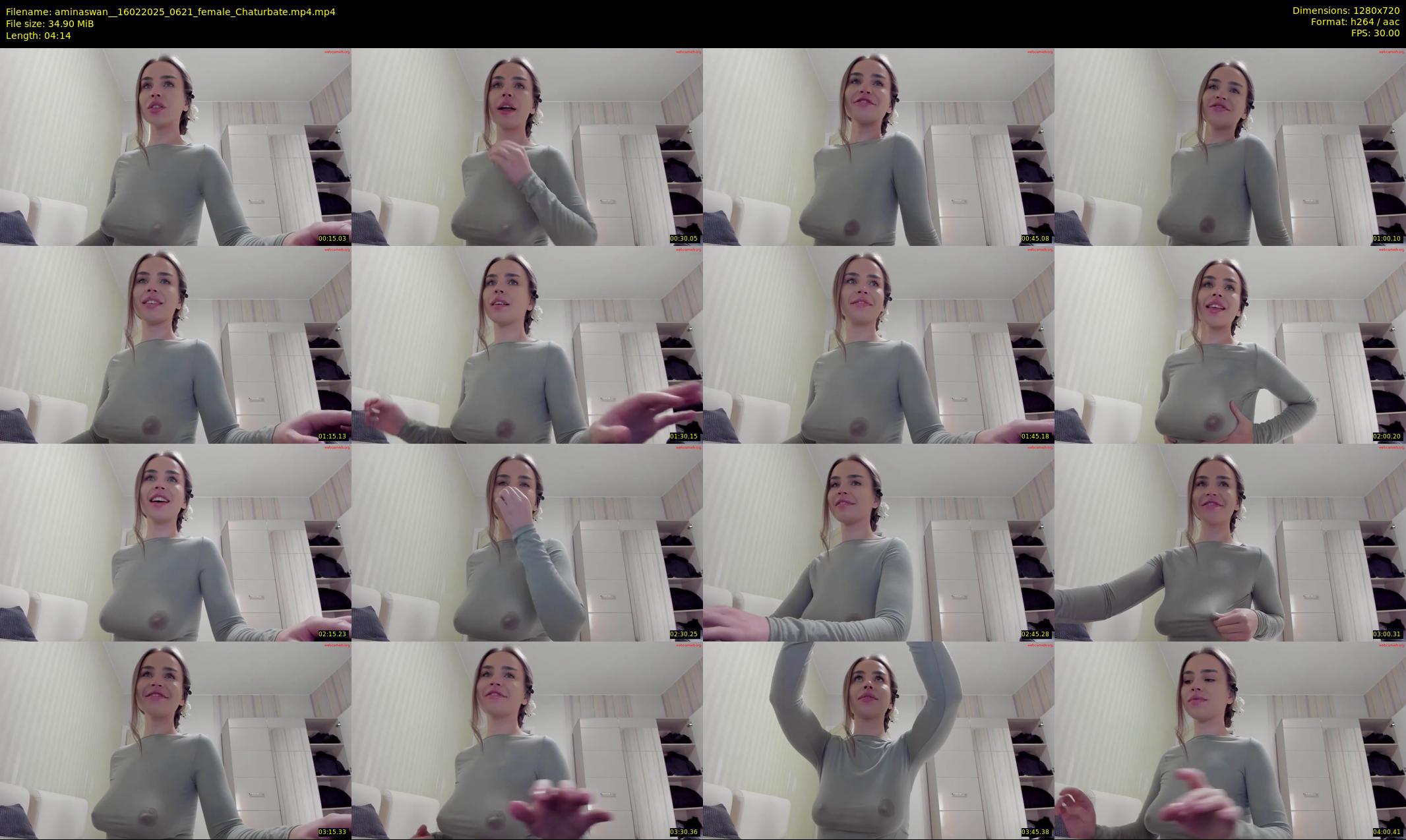 aminaswan_ — 5 minute Chaturbate female cam show recording, 720p, Feb 16, 2025