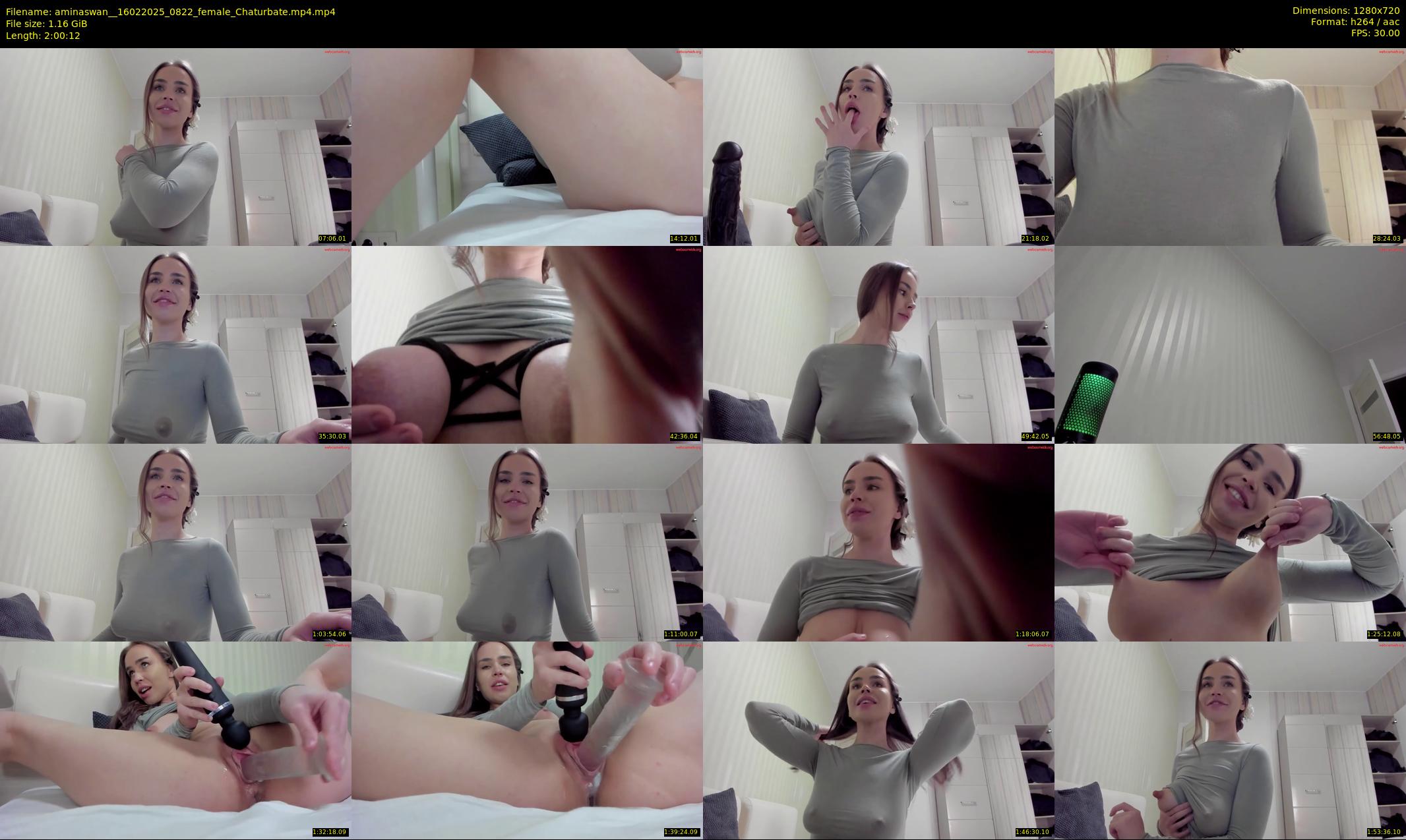 aminaswan_ — 121 minute Chaturbate female cam show recording, 720p, Feb 16, 2025