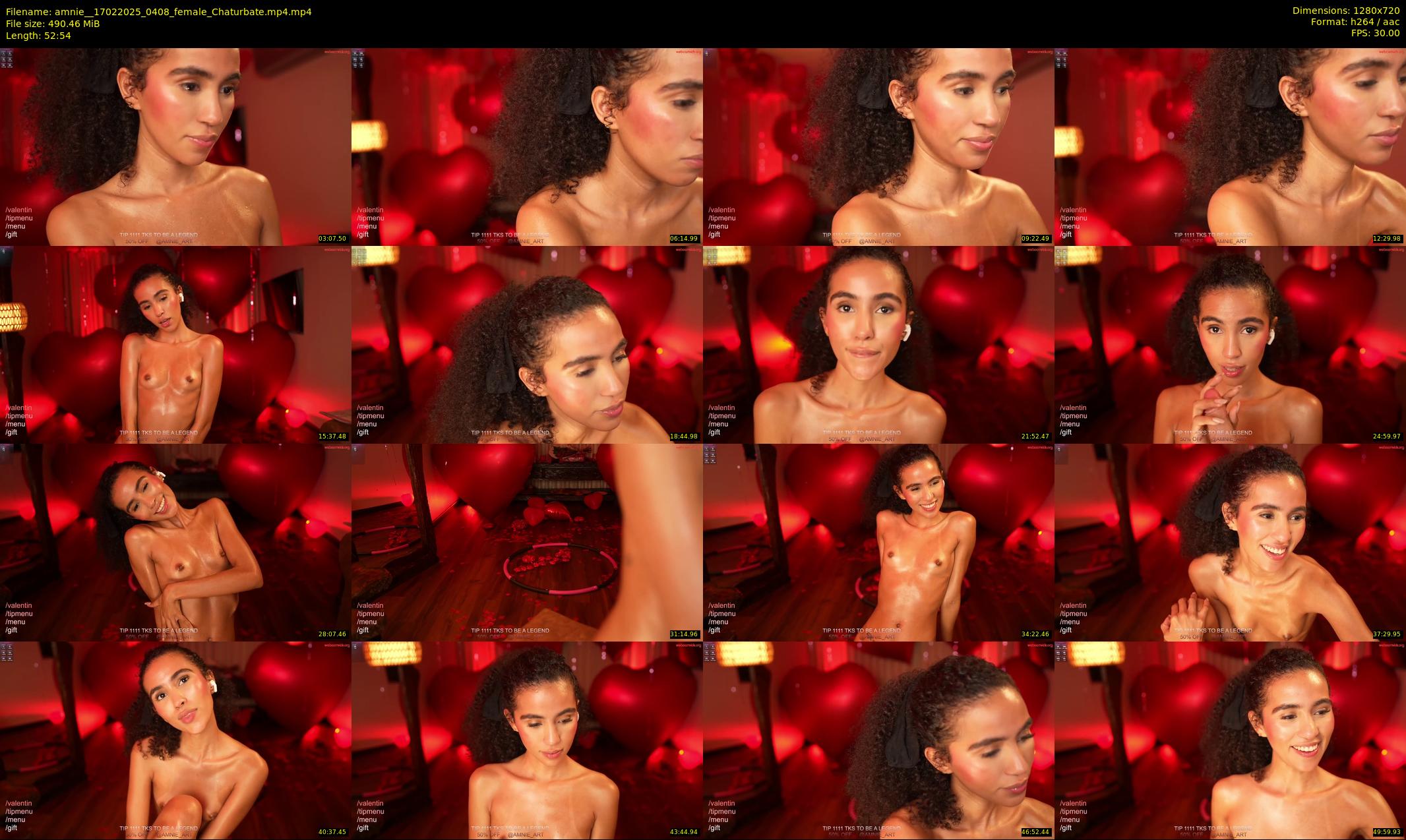 amnie_ — 53 minute Chaturbate female cam show recording, 720p, Feb 17, 2025