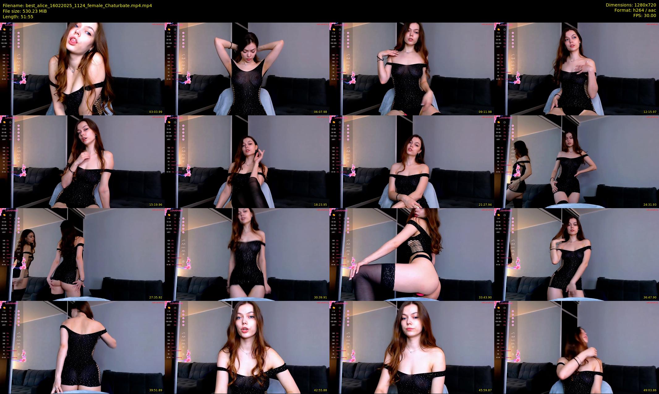 best_alice — 52 minute Chaturbate female cam show recording, 720p, Feb 16, 2025