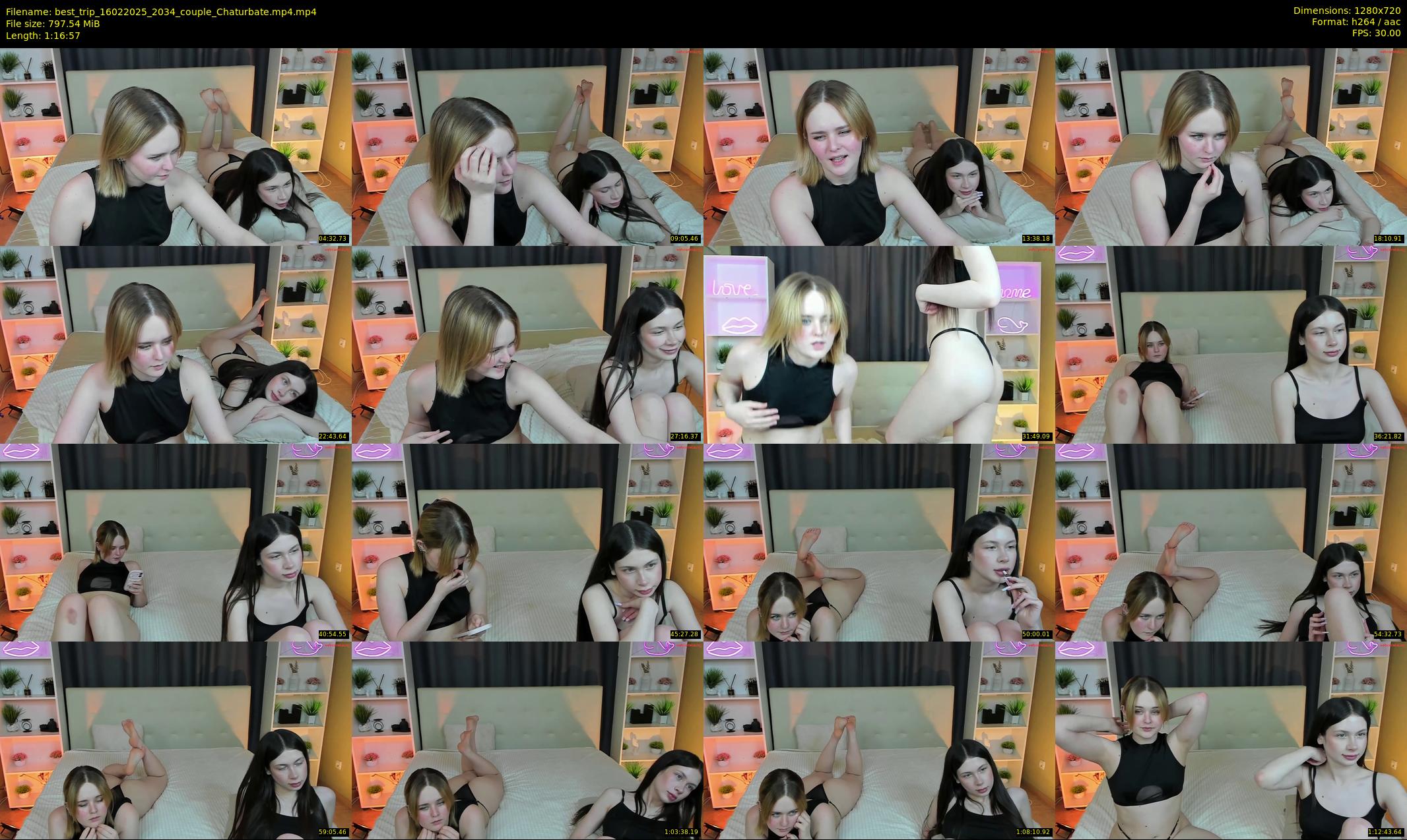 best_trip — 77 minute Chaturbate couple cam show recording, 720p, Feb 16, 2025