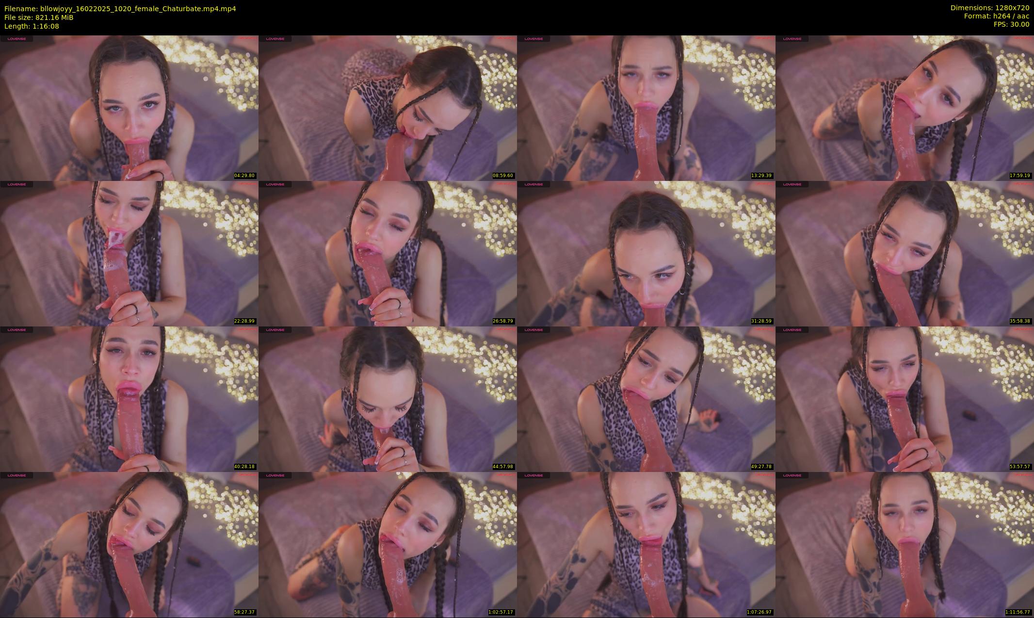 bllowjoyy — 77 minute Chaturbate female cam show recording, 720p, Feb 16, 2025