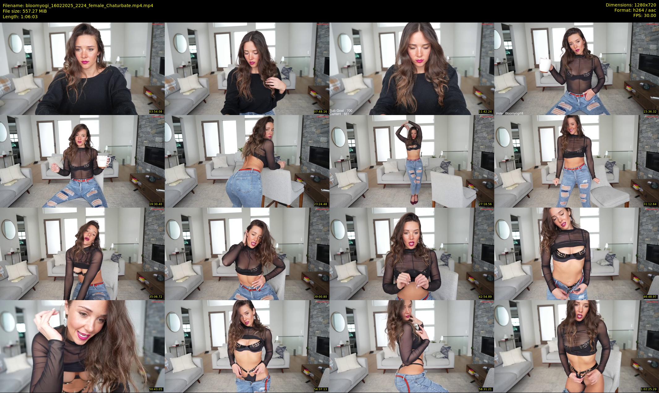 bloomyogi — 67 minute Chaturbate female cam show recording, 720p, Feb 16, 2025
