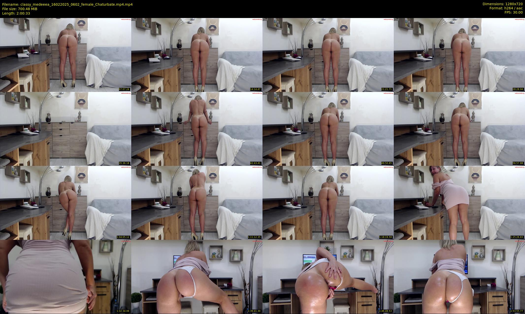 classy_medeeea — 121 minute Chaturbate female cam show recording, 720p, Feb 16, 2025