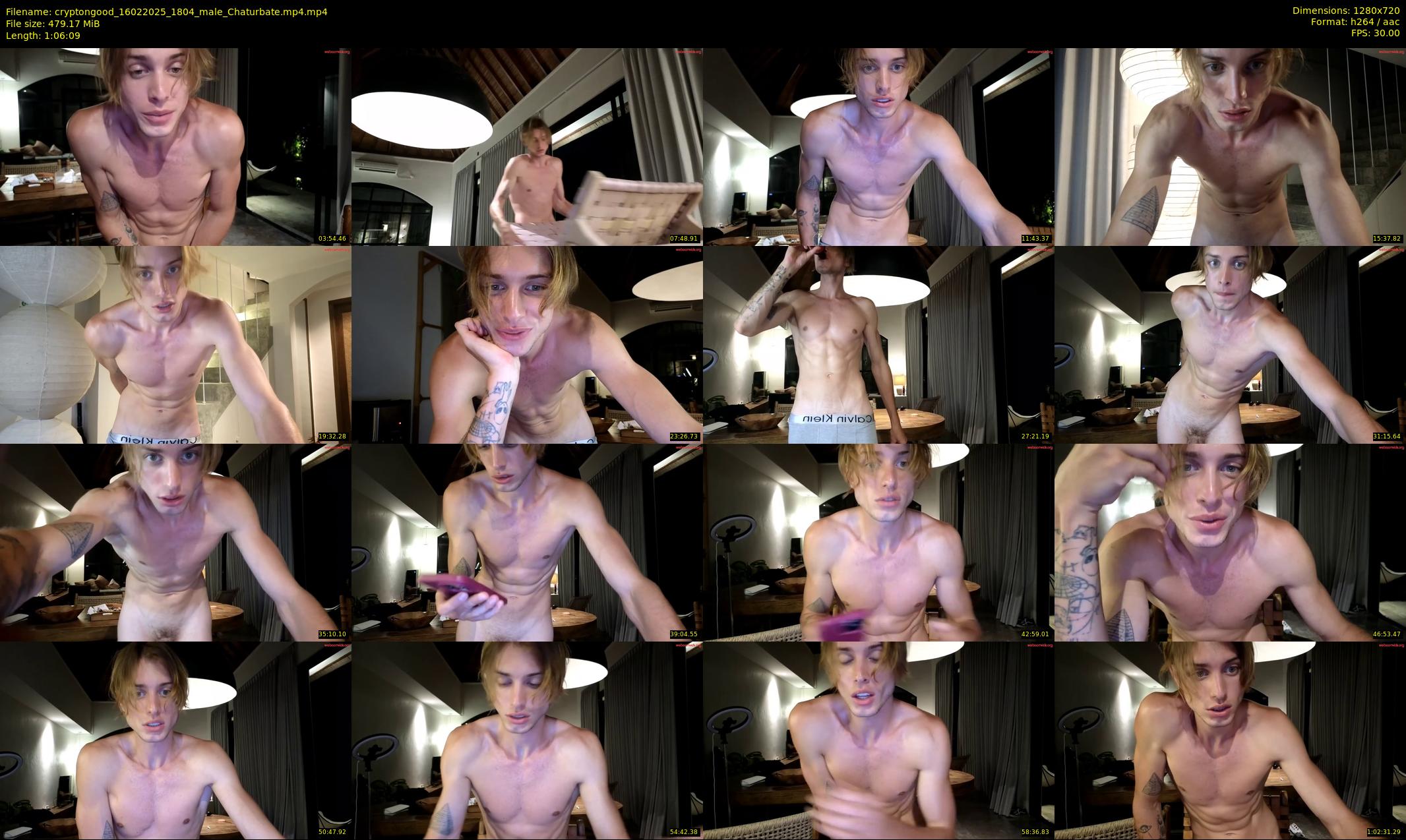 cryptongood — 67 minute Chaturbate male cam show recording, 720p, Feb 16, 2025