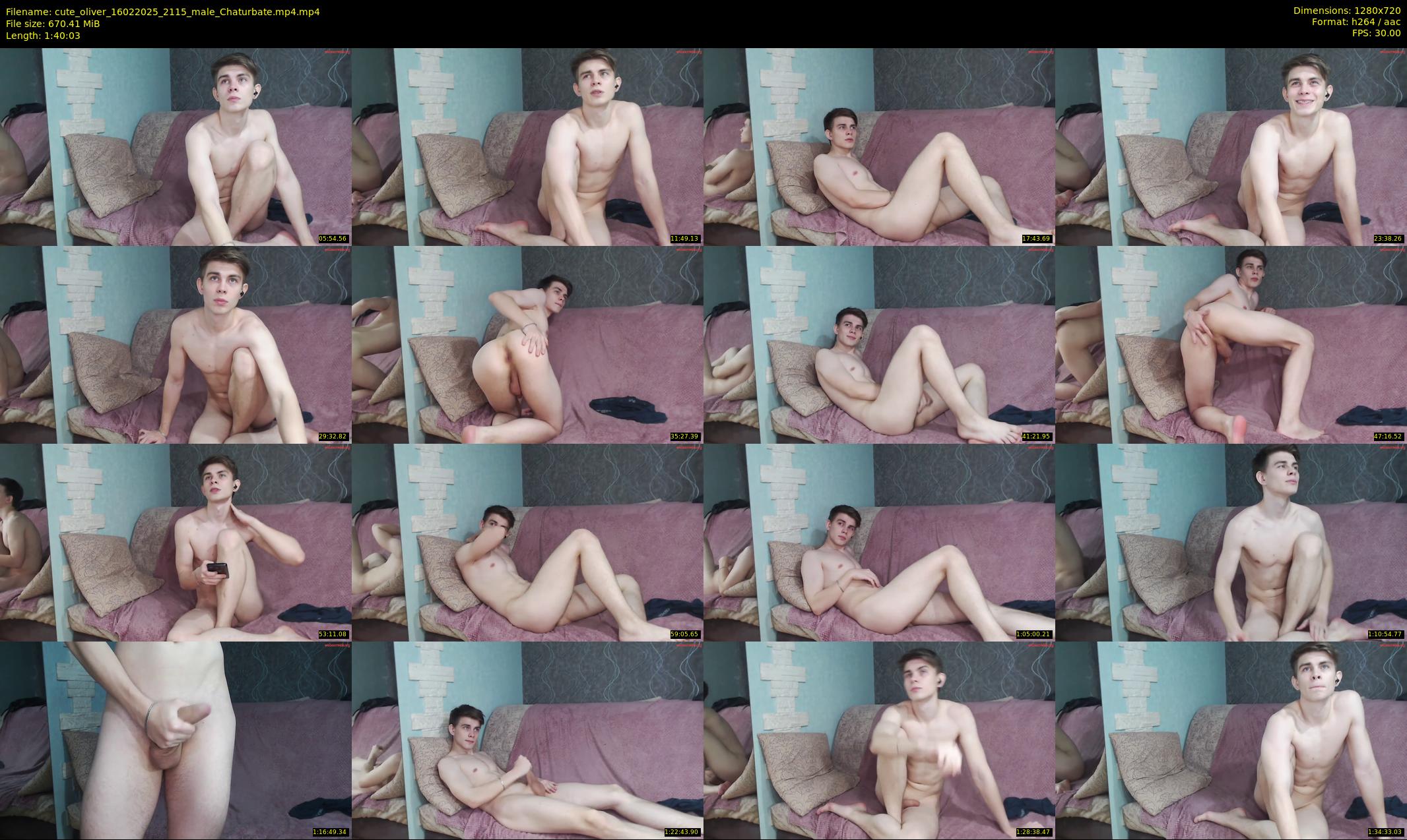 cute_oliver — 101 minute Chaturbate male cam show recording, 720p, Feb 16, 2025