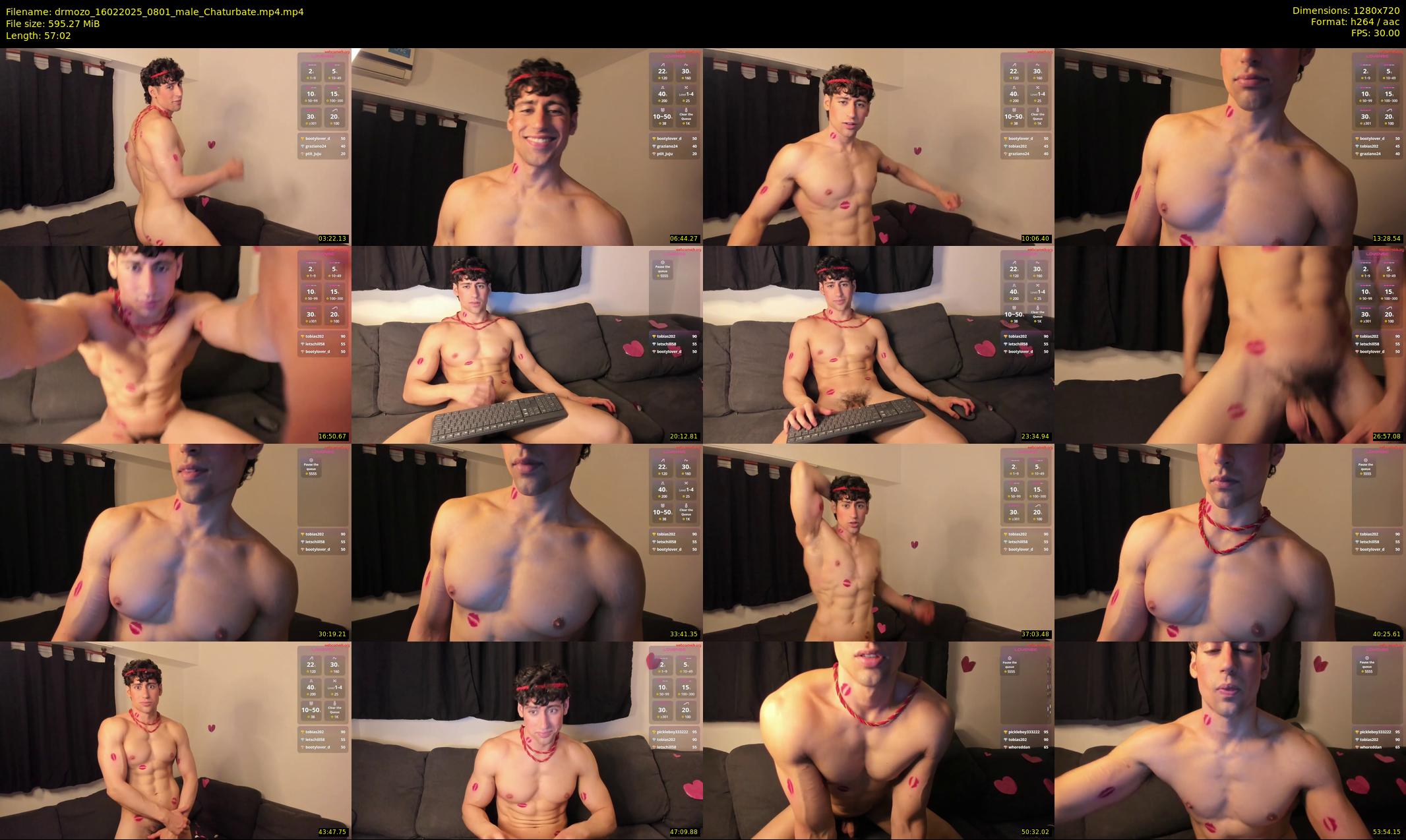 drmozo — 58 minute Chaturbate male cam show recording, 720p, Feb 16, 2025