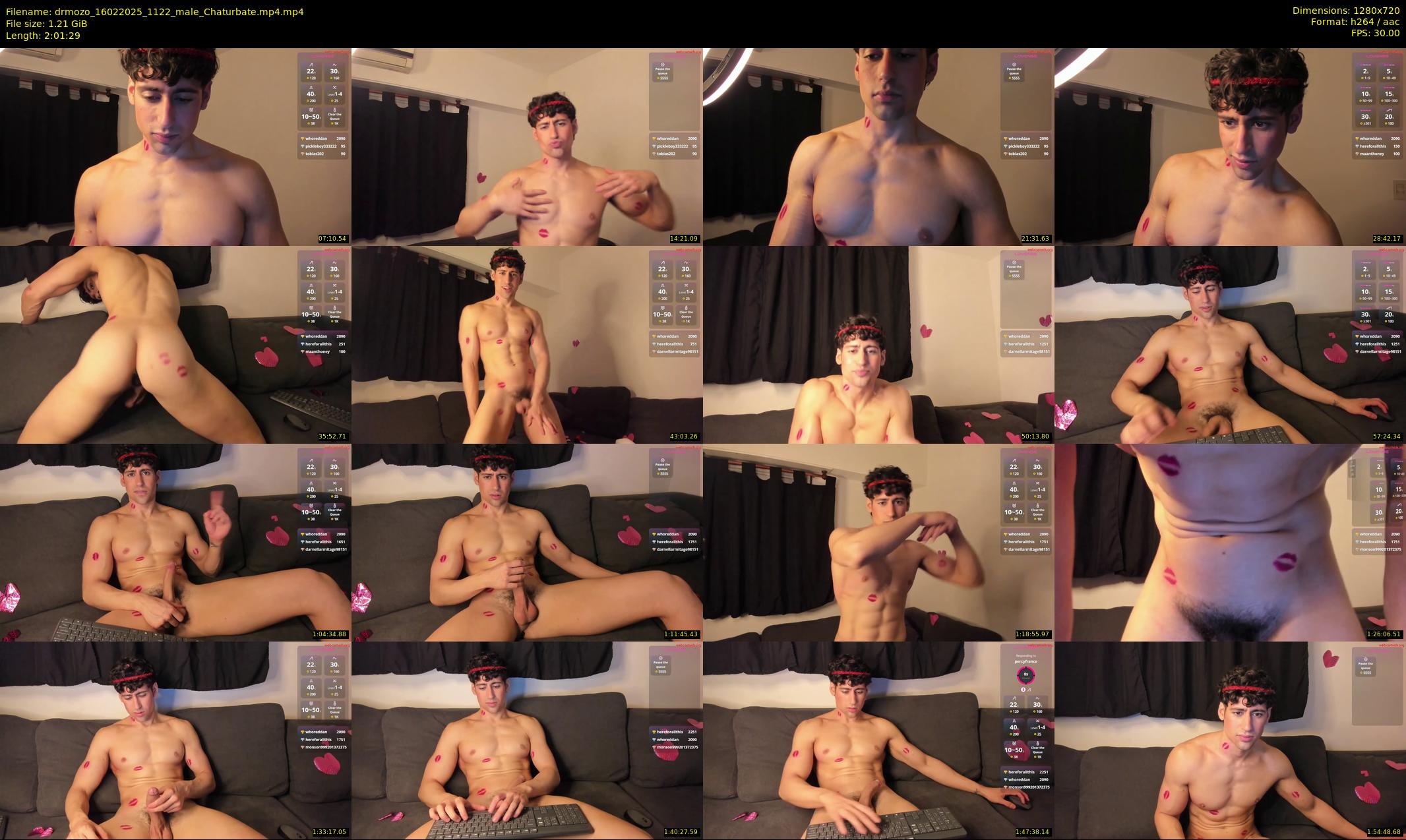drmozo — 122 minute Chaturbate male cam show recording, 720p, Feb 16, 2025