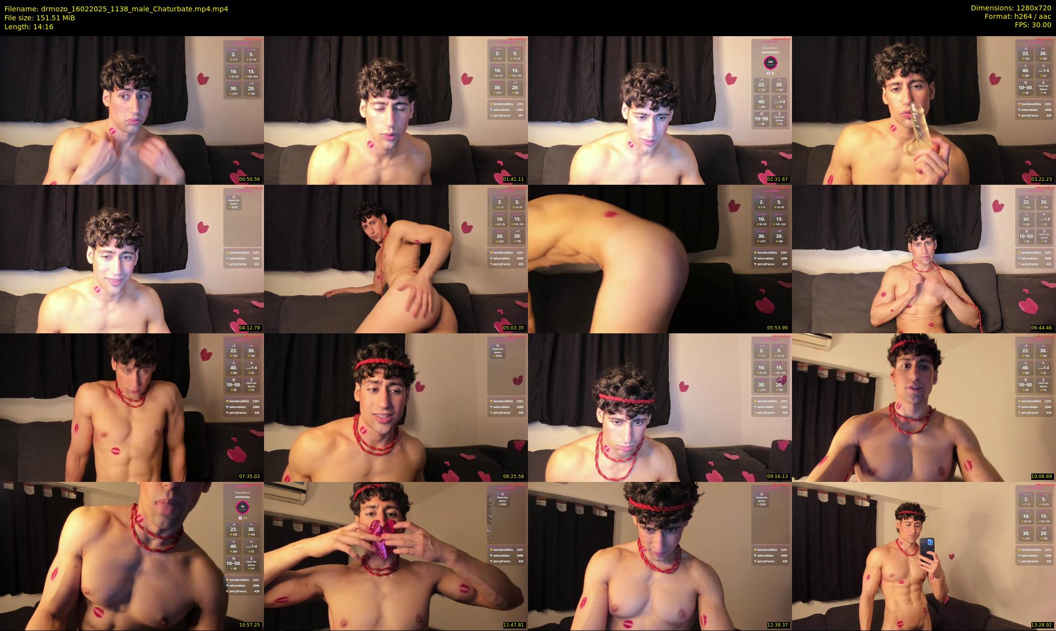 drmozo — 15 minute Chaturbate male cam show recording, 720p, Feb 16, 2025