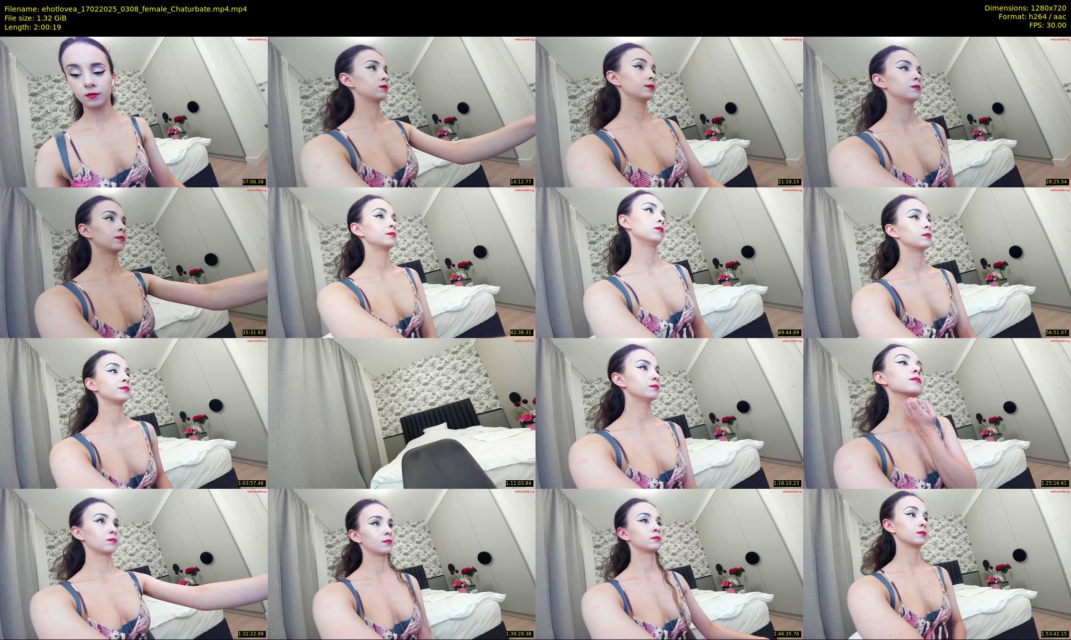 ehotlovea — 121 minute Chaturbate female cam show recording, 720p, Feb 17, 2025