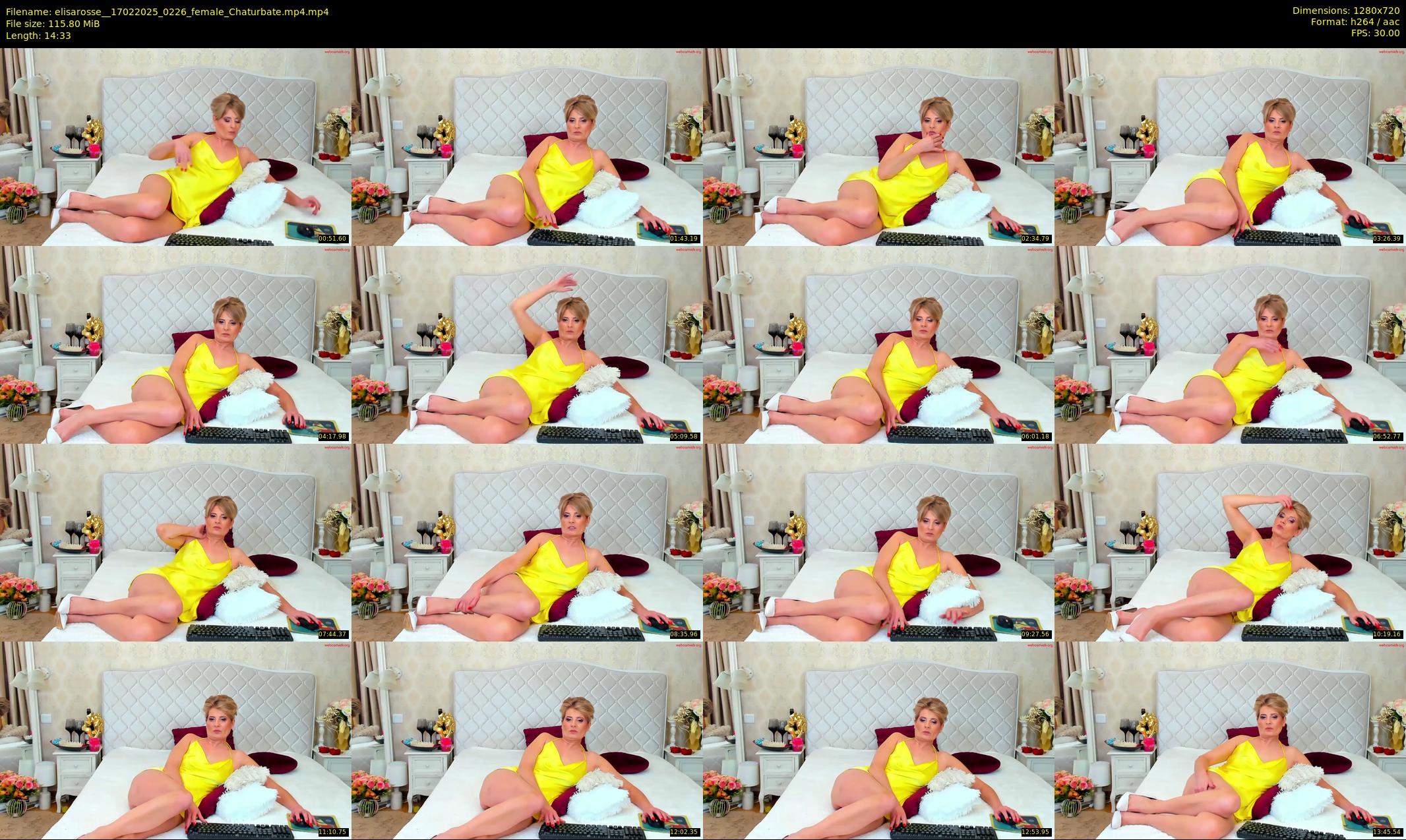elisarosse_ — 15 minute Chaturbate female cam show recording, 720p, Feb 17, 2025