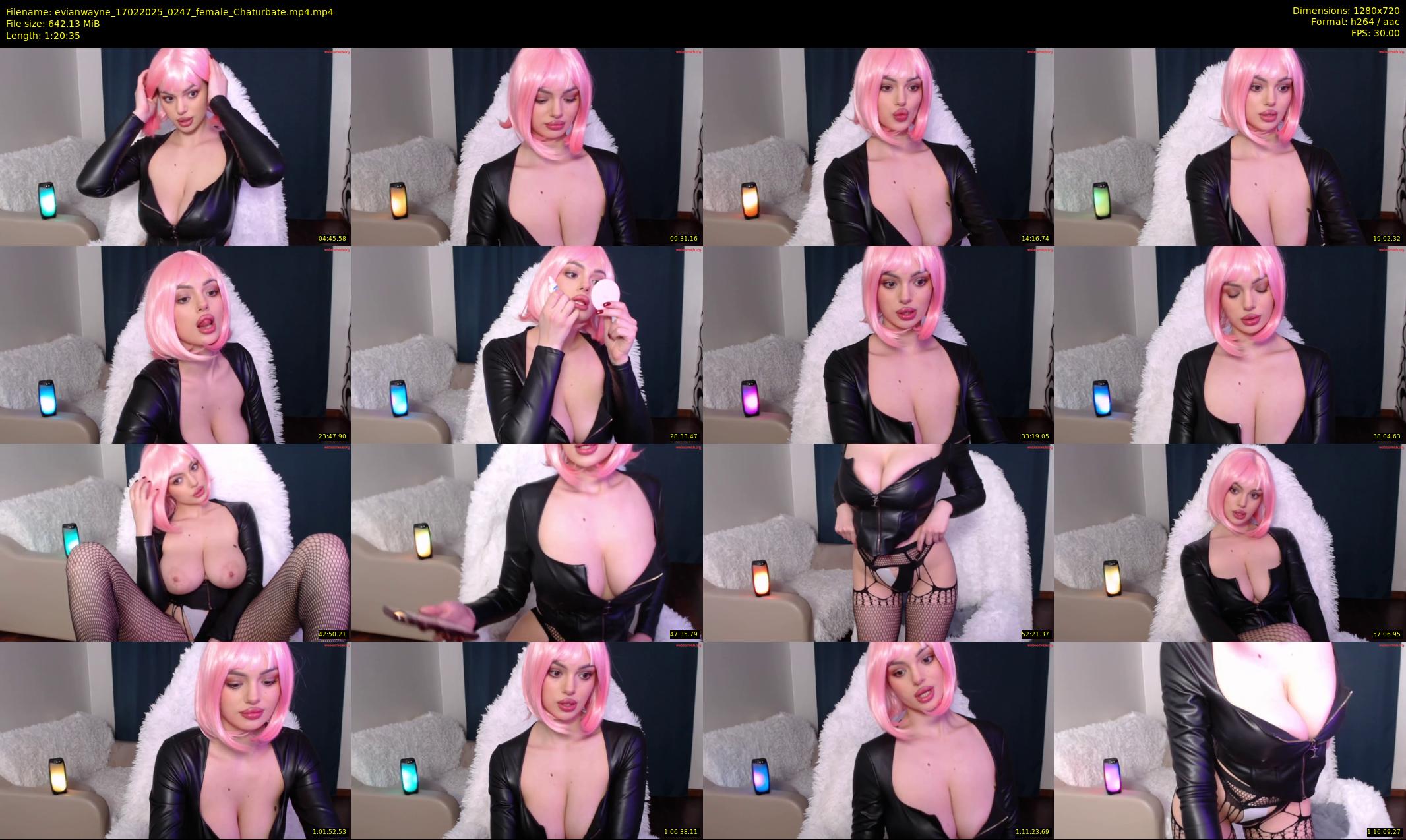 evianwayne — 81 minute Chaturbate female cam show recording, 720p, Feb 17, 2025