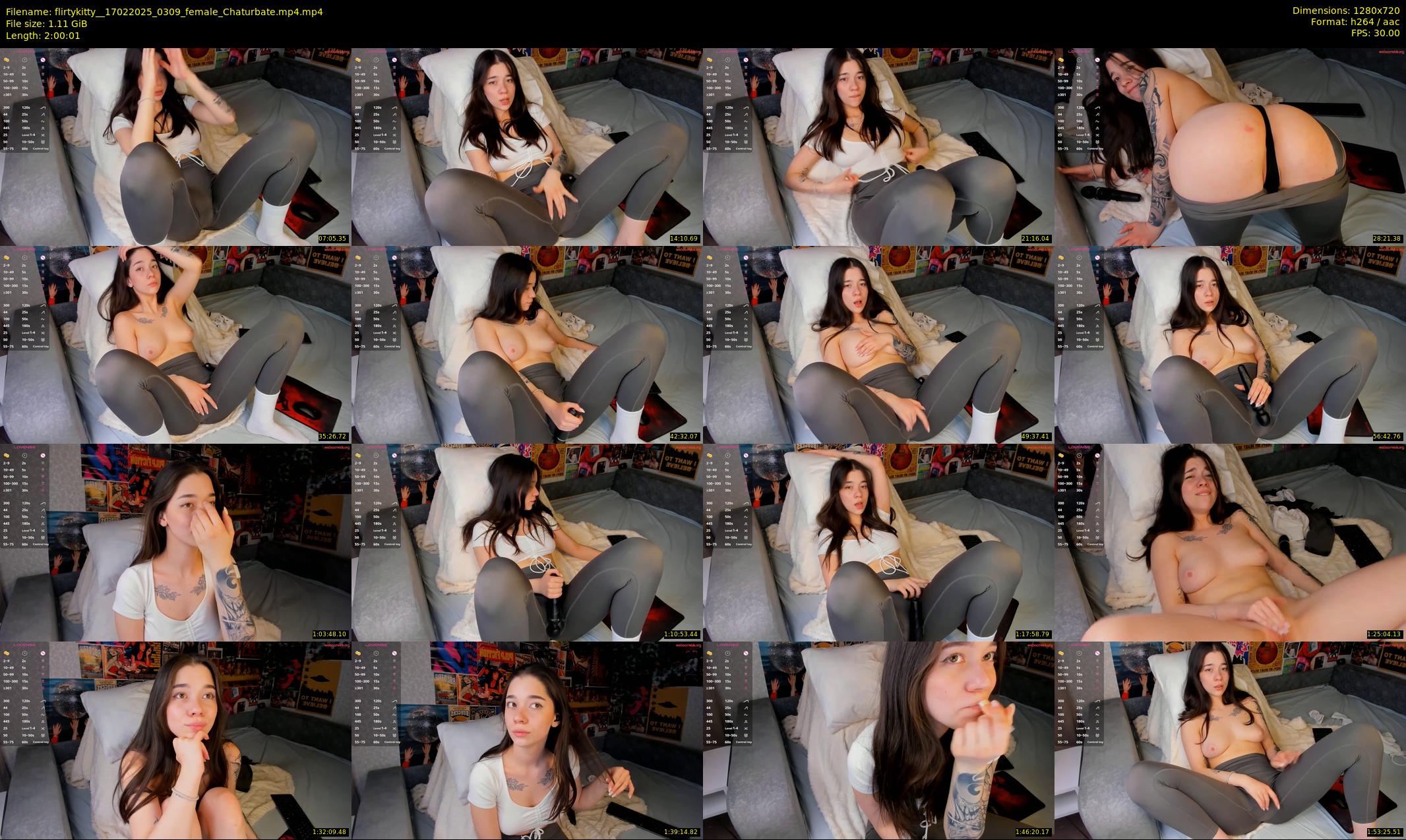 flirtykitty_ — 121 minute Chaturbate female cam show recording, 720p, Feb 17, 2025