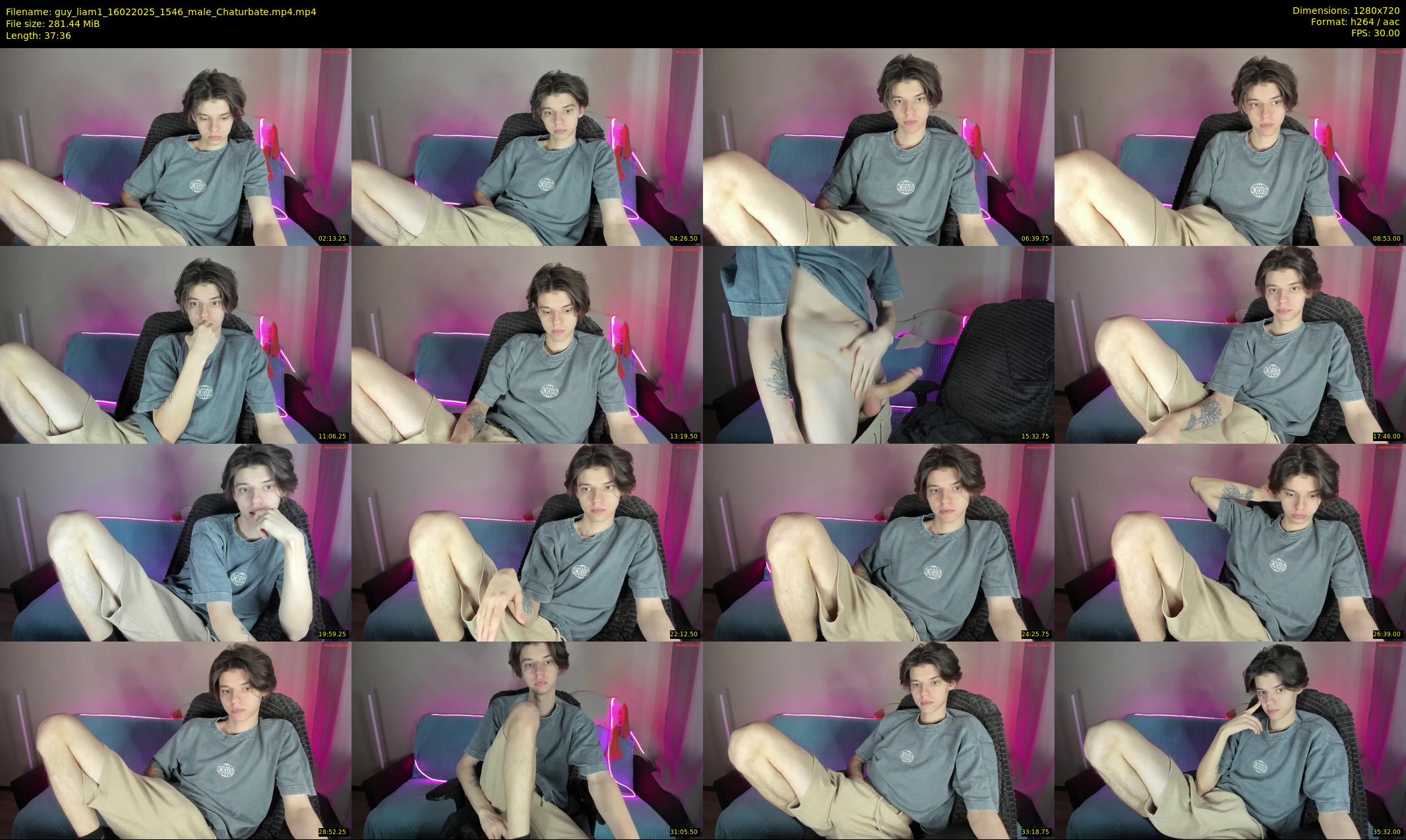 guy_liam1 — 38 minute Chaturbate male cam show recording, 720p, Feb 16, 2025