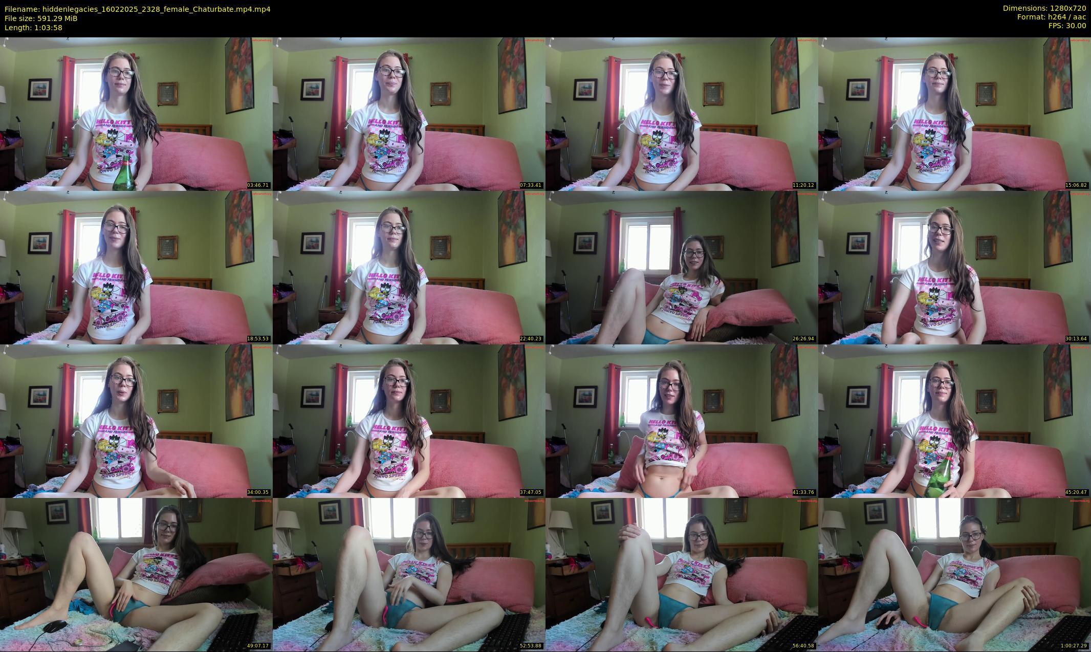 hiddenlegacies — 64 minute Chaturbate female cam show recording, 720p, Feb 16, 2025
