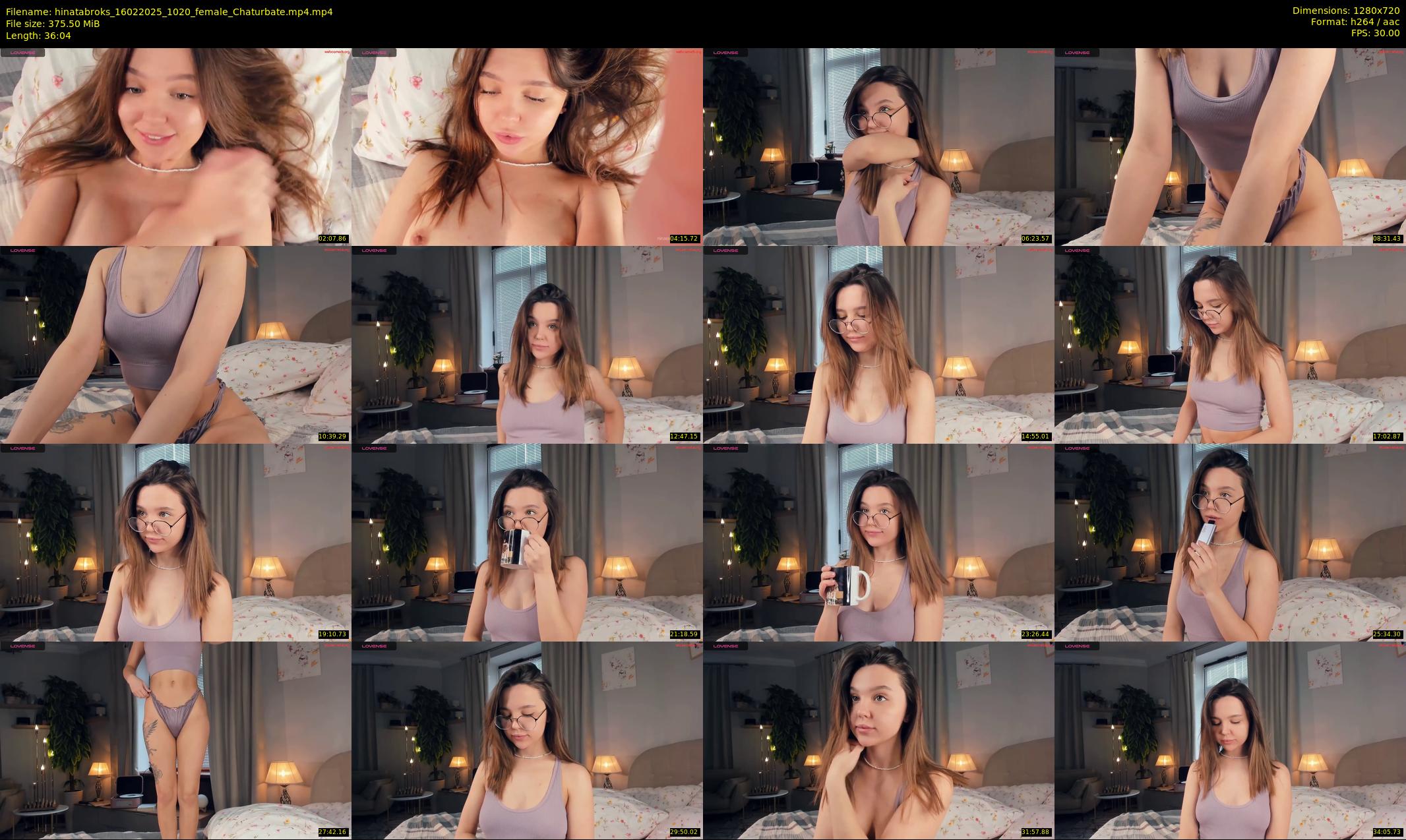 hinatabroks — 37 minute Chaturbate female cam show recording, 720p, Feb 16, 2025