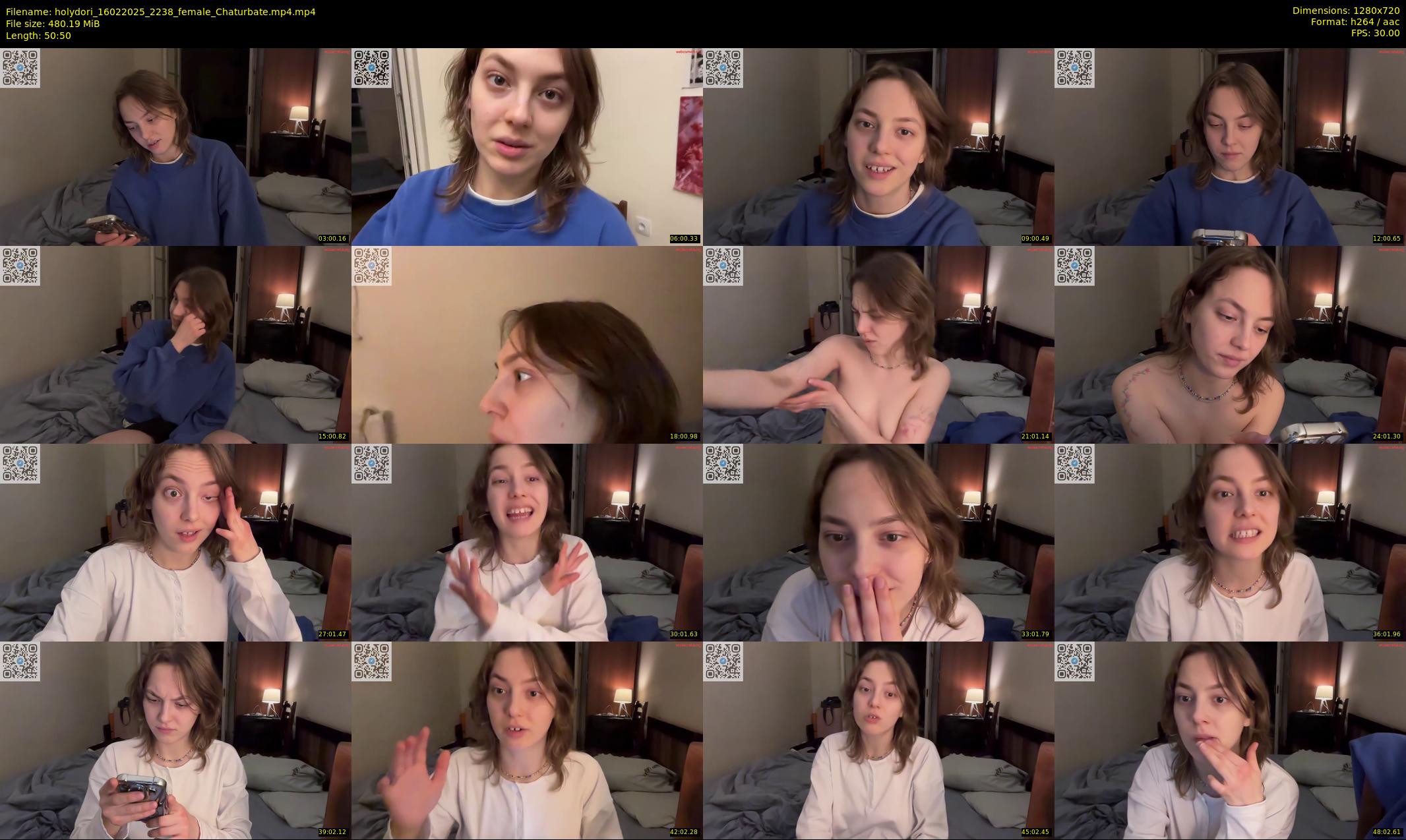 holydori — 51 minute Chaturbate female cam show recording, 720p, Feb 16, 2025