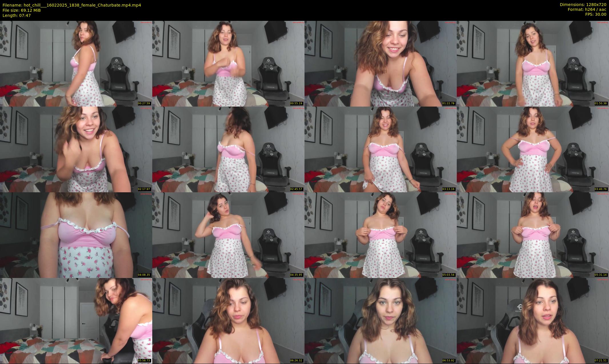 hot_chill__ — 8 minute Chaturbate female cam show recording, 720p, Feb 16, 2025