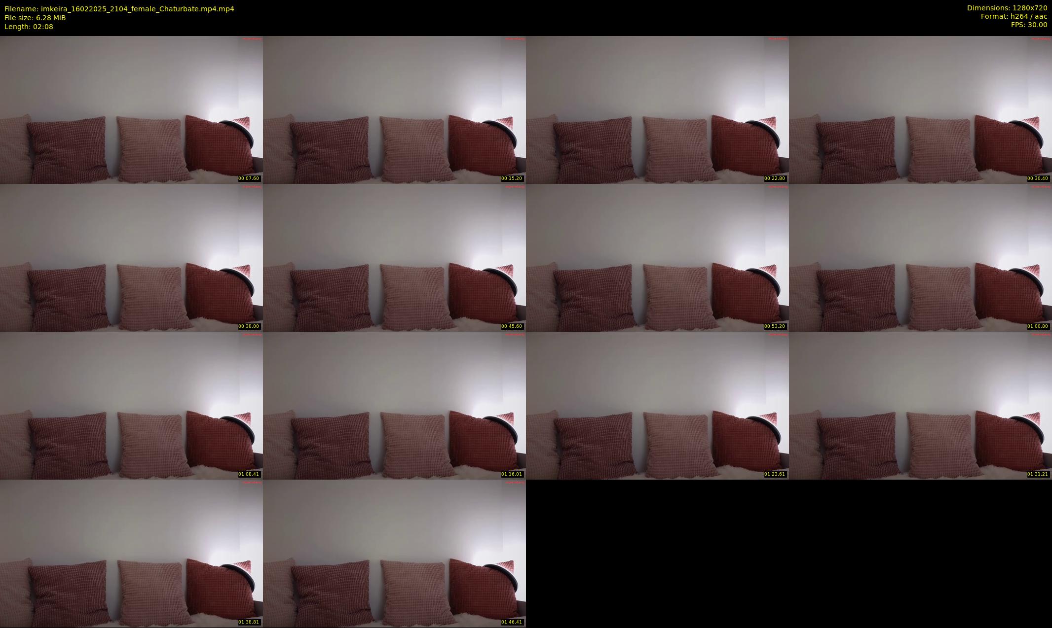 imkeira — 3 minute Chaturbate female cam show recording, 720p, Feb 16, 2025