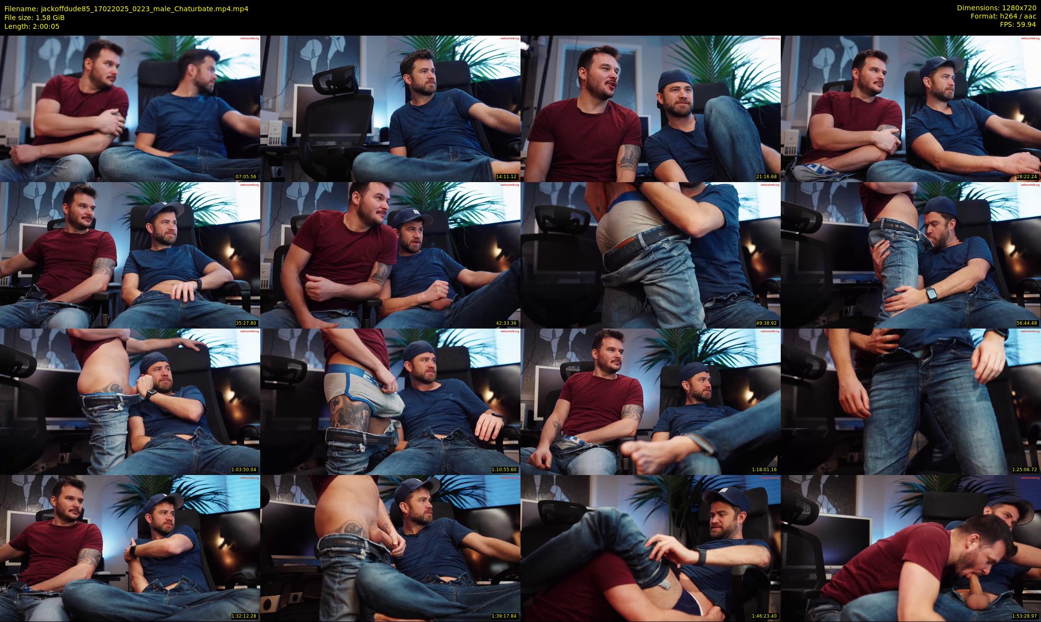 jackoffdude85 — 121 minute Chaturbate male cam show recording, 720p, Feb 17, 2025