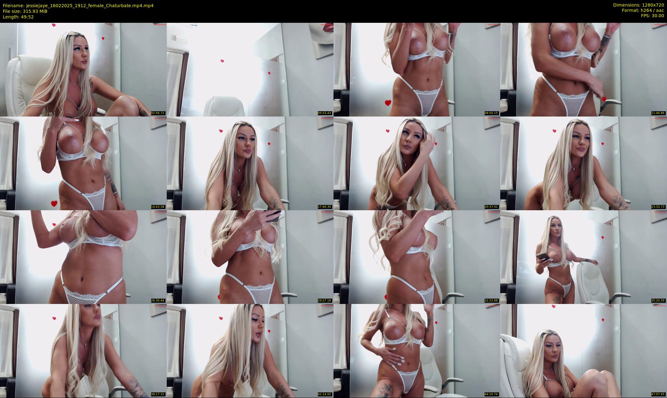 jessiejaye — 50 minute Chaturbate female cam show recording, 720p, Feb 16, 2025