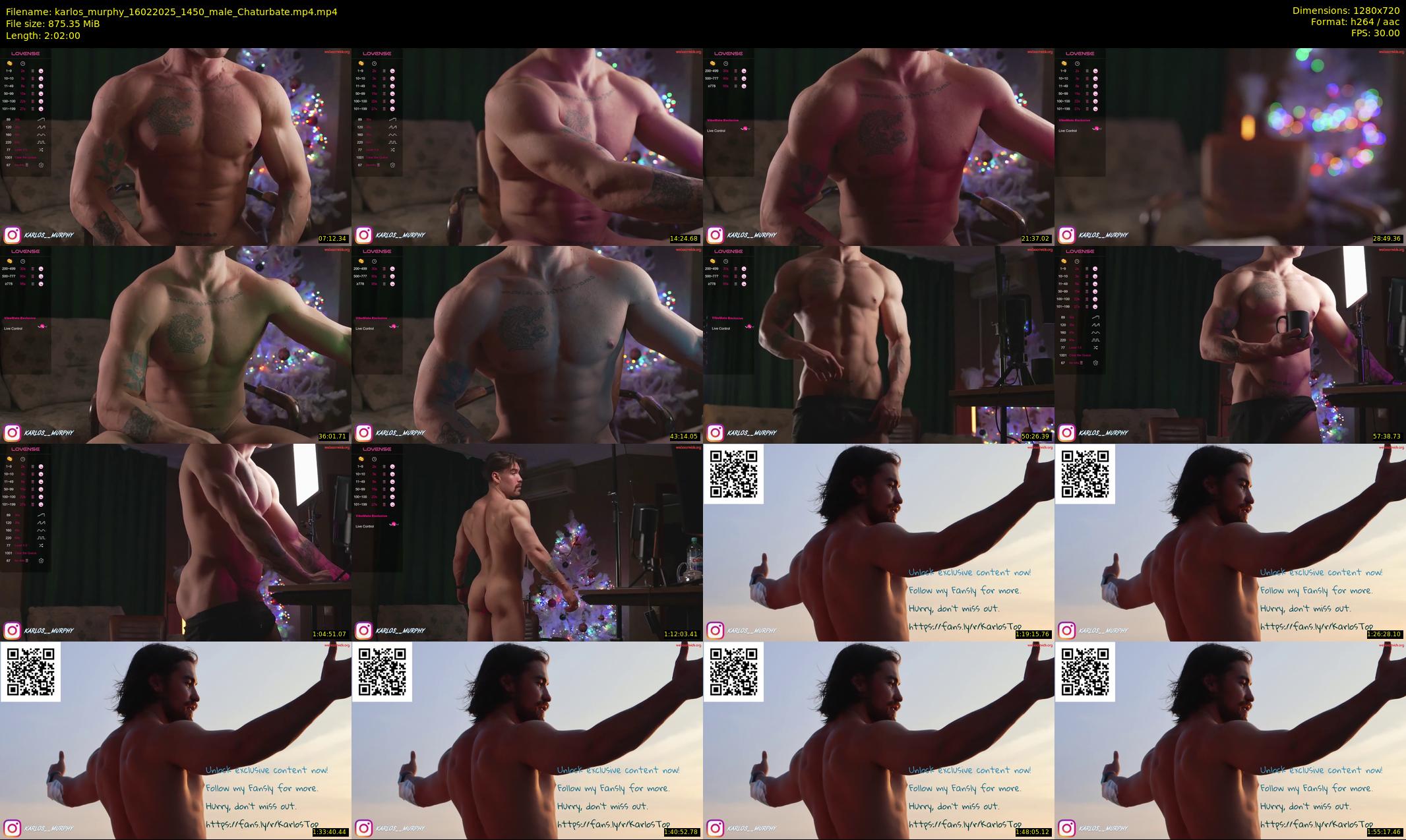 karlos_murphy — 122 minute Chaturbate male cam show recording, 720p, Feb 16, 2025