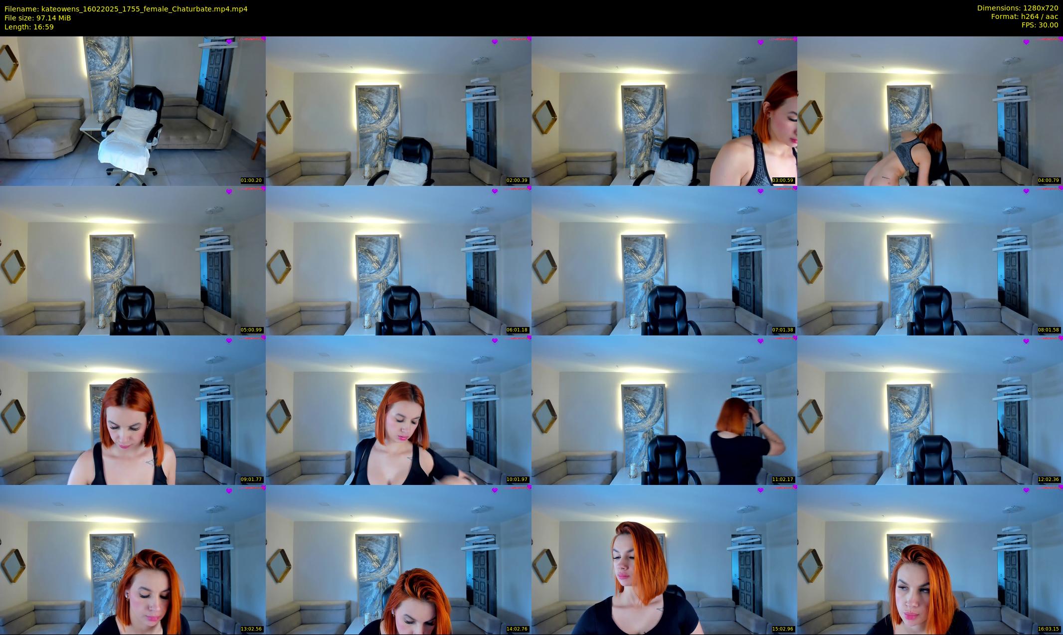 kateowens — 17 minute Chaturbate female cam show recording, 720p, Feb 16, 2025