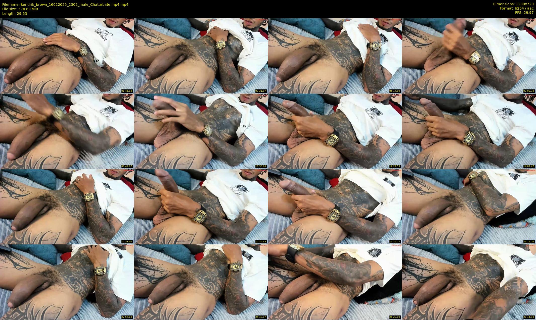 kendrik_brown — 30 minute Chaturbate male cam show recording, 720p, Feb 16, 2025