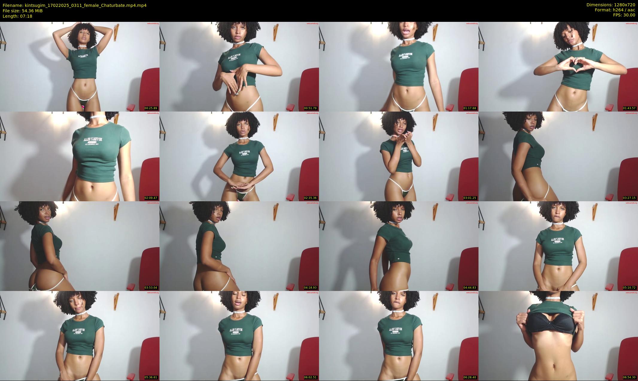 kintsugim — 8 minute Chaturbate female cam show recording, 720p, Feb 17, 2025