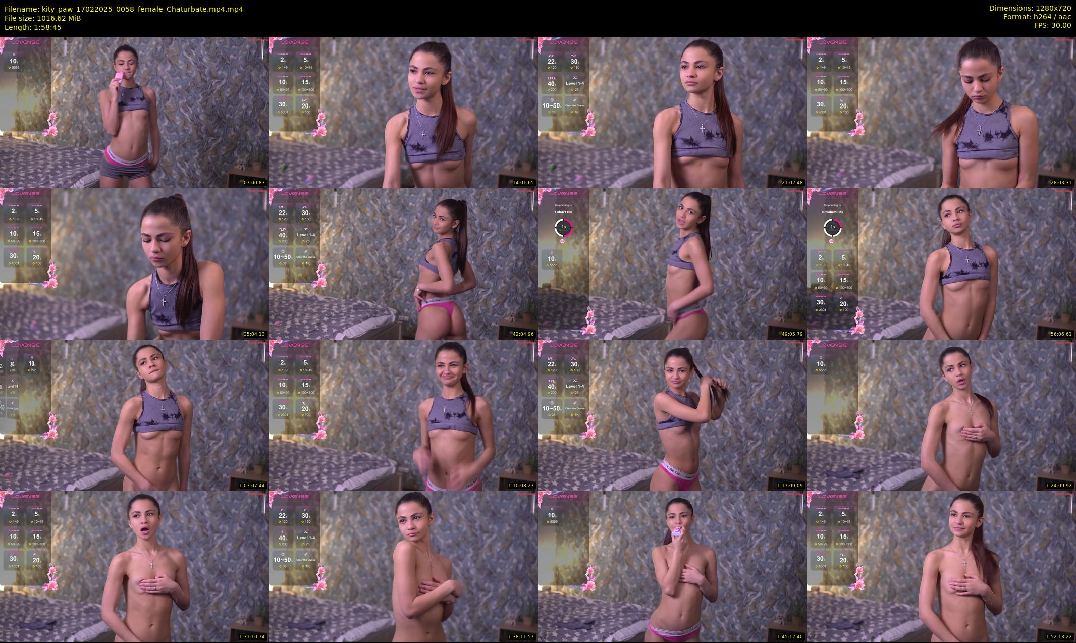 kity_paw — 119 minute Chaturbate female cam show recording, 720p, Feb 17, 2025