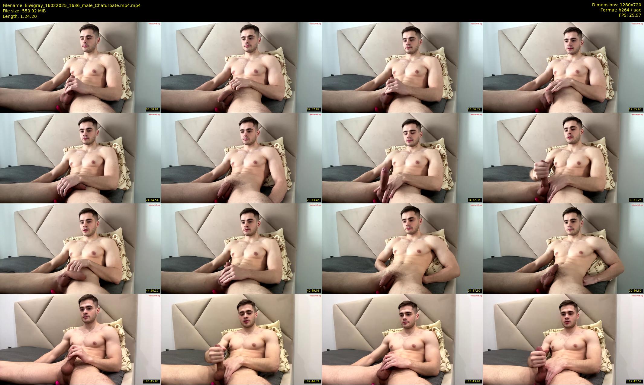 kiwigray — 85 minute Chaturbate male cam show recording, 720p, Feb 16, 2025