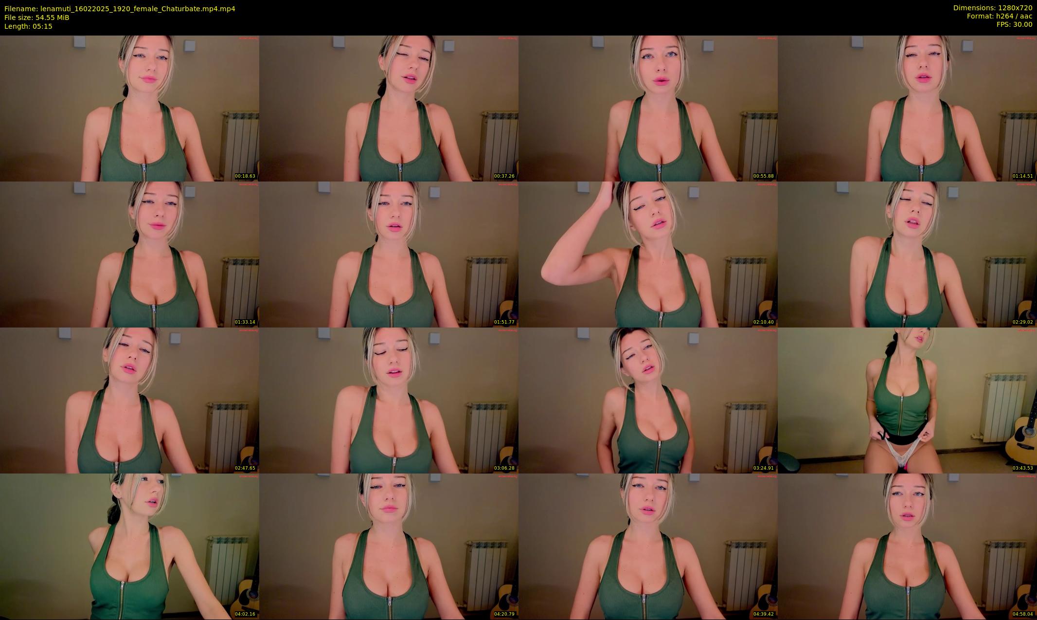 lenamuti — 6 minute Chaturbate female cam show recording, 720p, Feb 16, 2025