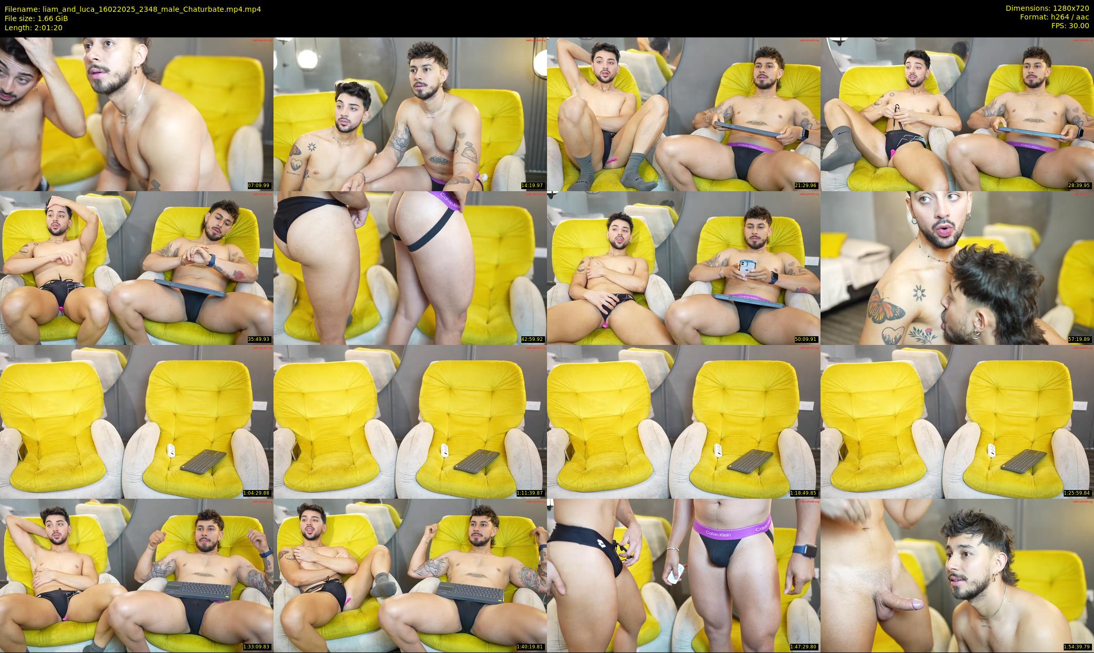 liam_and_luca — 122 minute Chaturbate male cam show recording, 720p, Feb 16, 2025