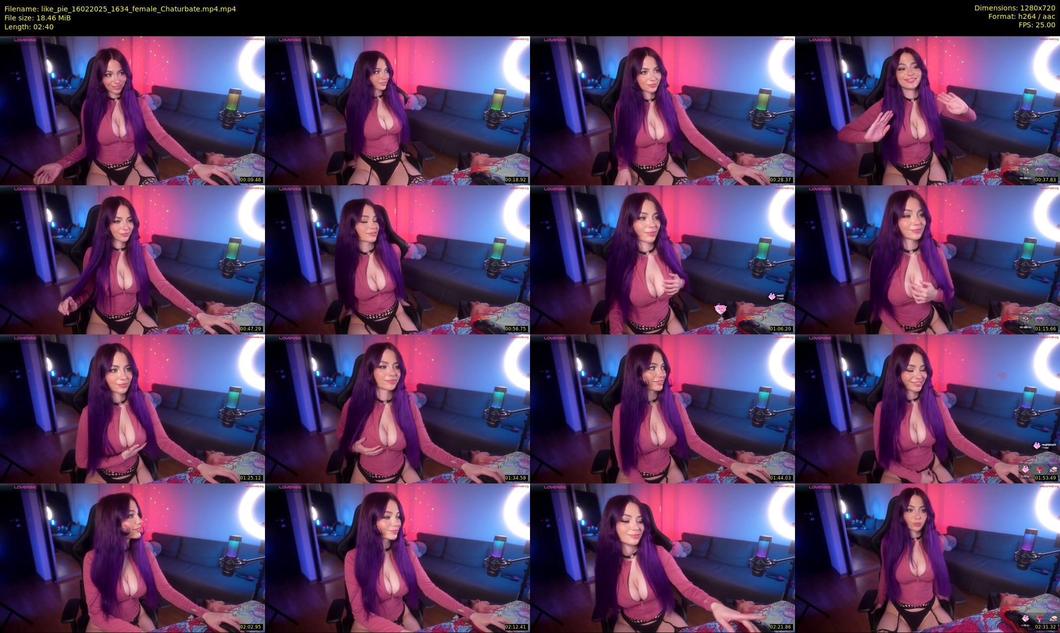like_pie — 3 minute Chaturbate couple cam show recording, 720p, Feb 16, 2025