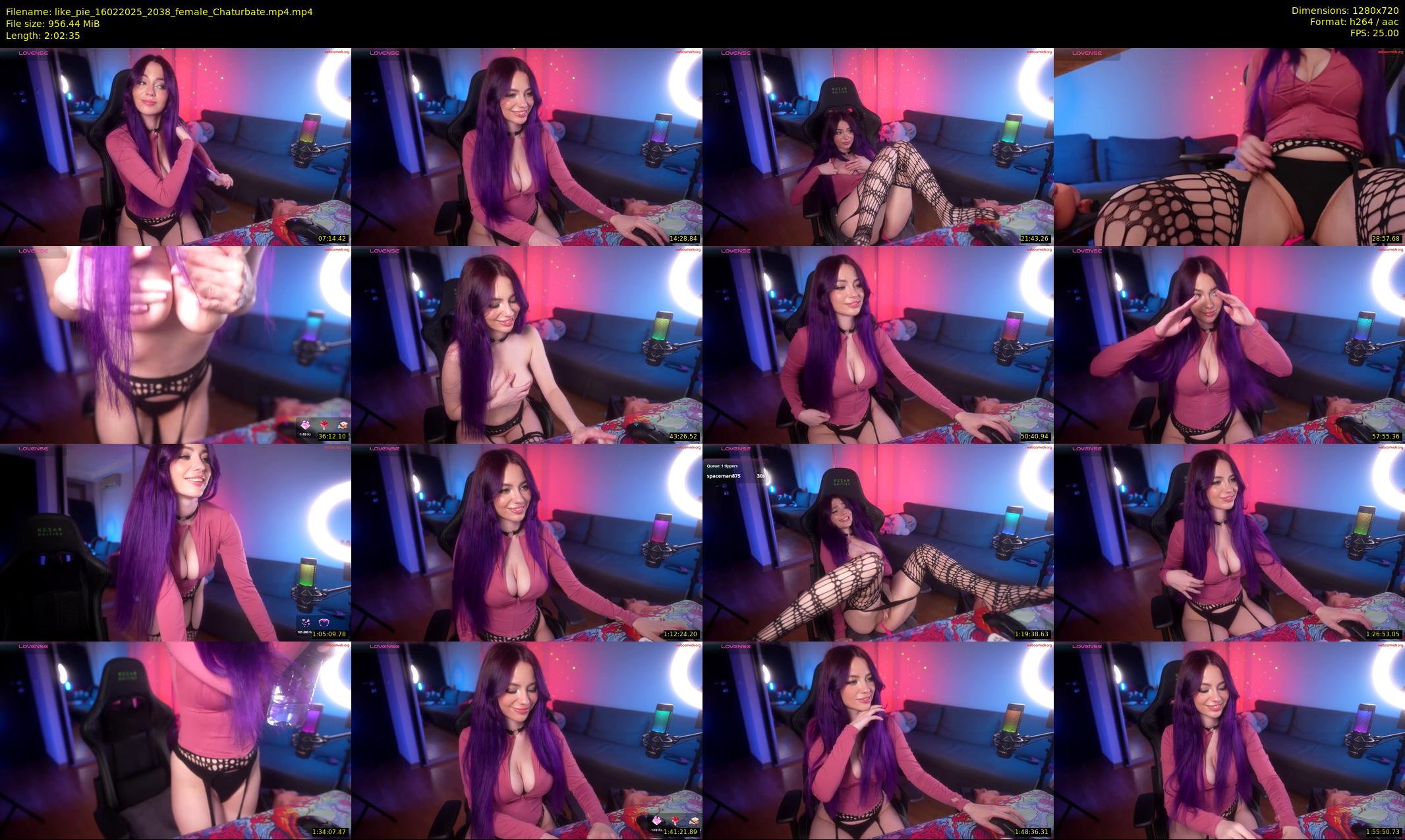 like_pie — 123 minute Chaturbate couple cam show recording, 720p, Feb 16, 2025