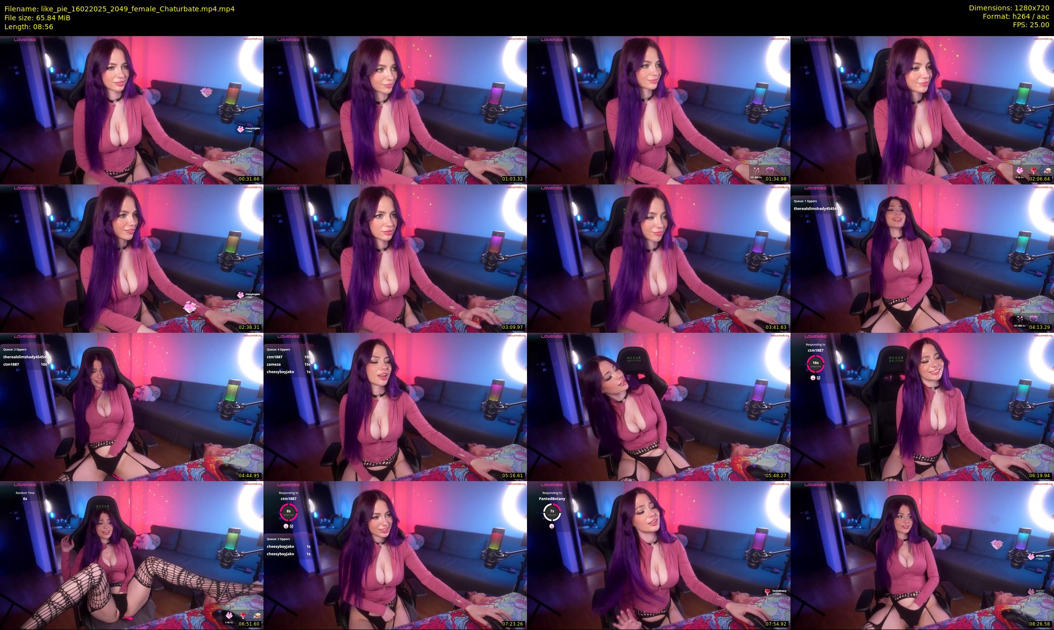 like_pie — 9 minute Chaturbate couple cam show recording, 720p, Feb 16, 2025