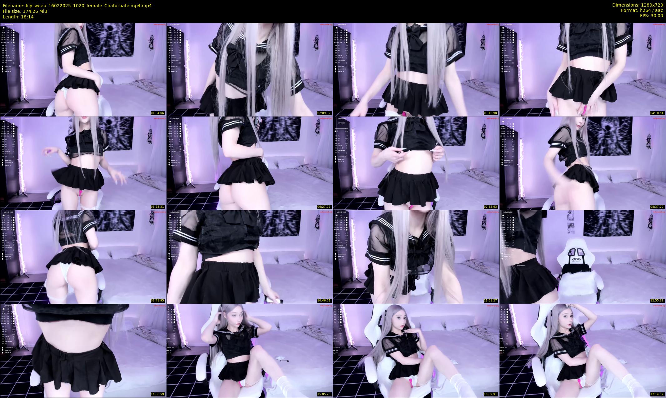 lily_weep — 19 minute Chaturbate female cam show recording, 720p, Feb 16, 2025