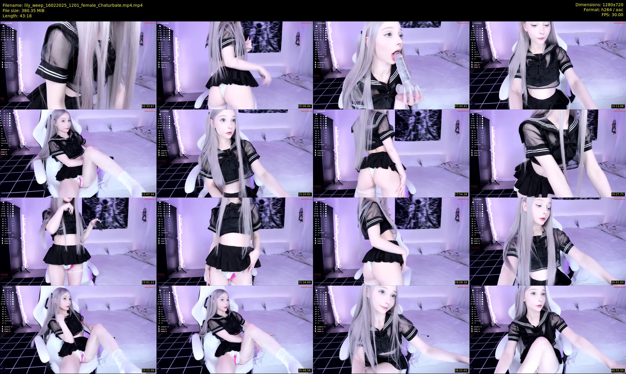 lily_weep — 44 minute Chaturbate female cam show recording, 720p, Feb 16, 2025