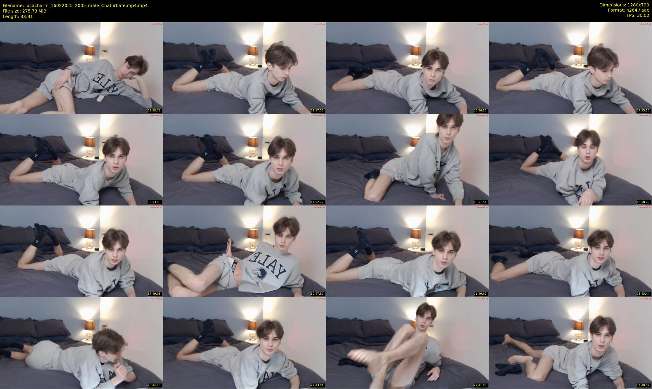 lucacharm — 34 minute Chaturbate male cam show recording, 720p, Feb 16, 2025