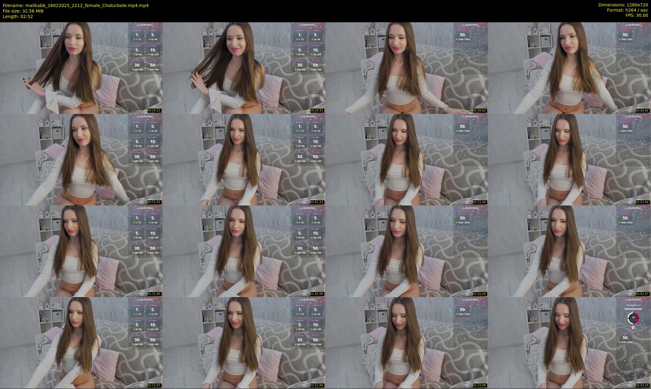 malikabb — 3 minute Chaturbate female cam show recording, 720p, Feb 16, 2025