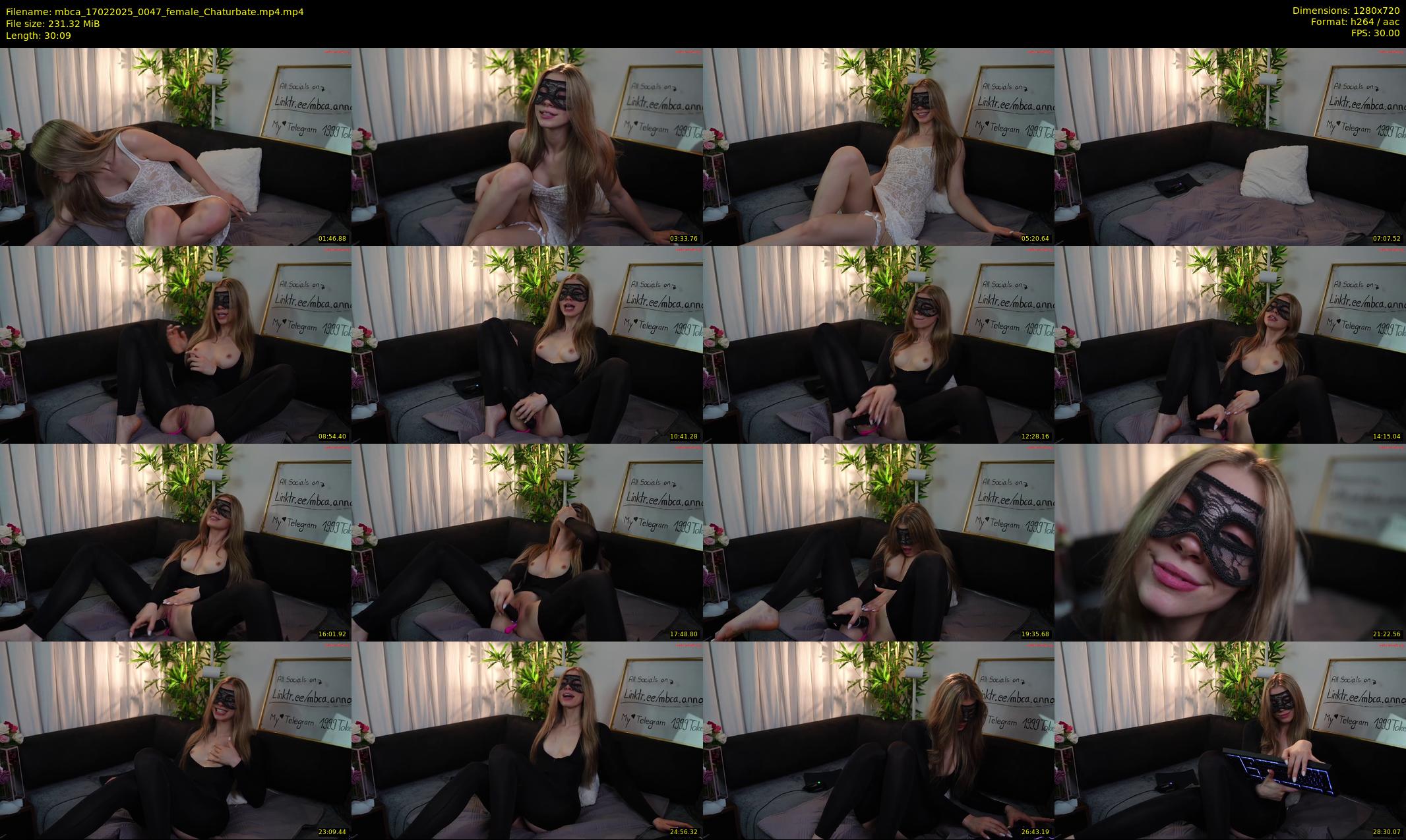 mbca — 31 minute Chaturbate couple cam show recording, 720p, Feb 17, 2025