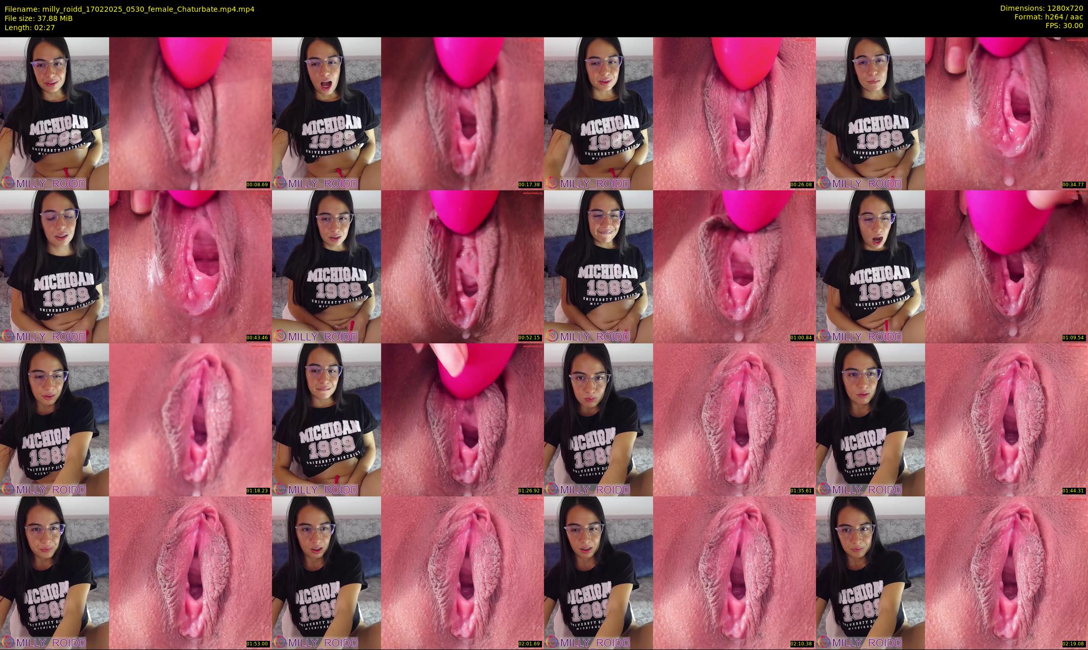 milly_roidd — 3 minute Chaturbate female cam show recording, 720p, Feb 17, 2025