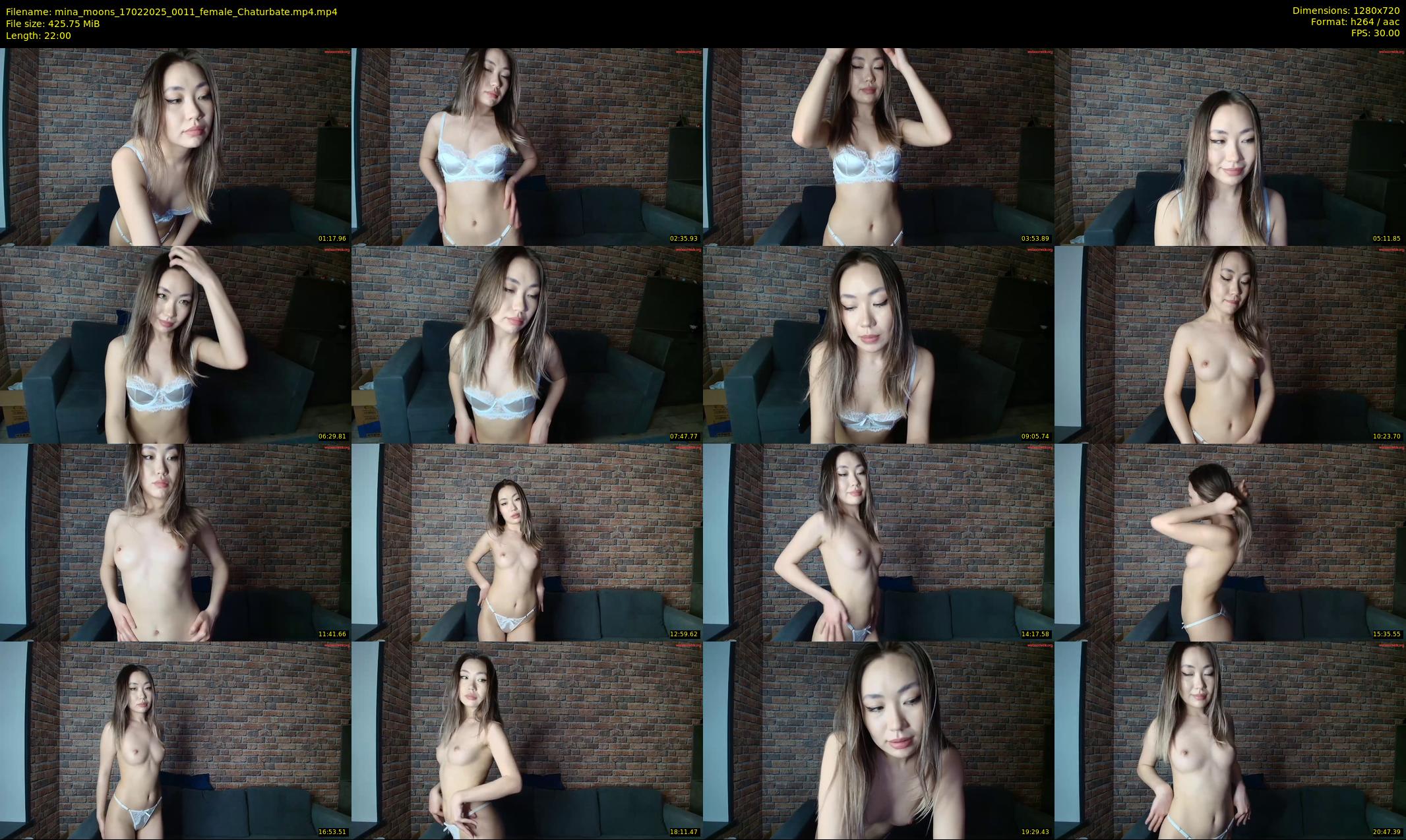 mina_moons — 22 minute Chaturbate female cam show recording, 720p, Feb 17, 2025
