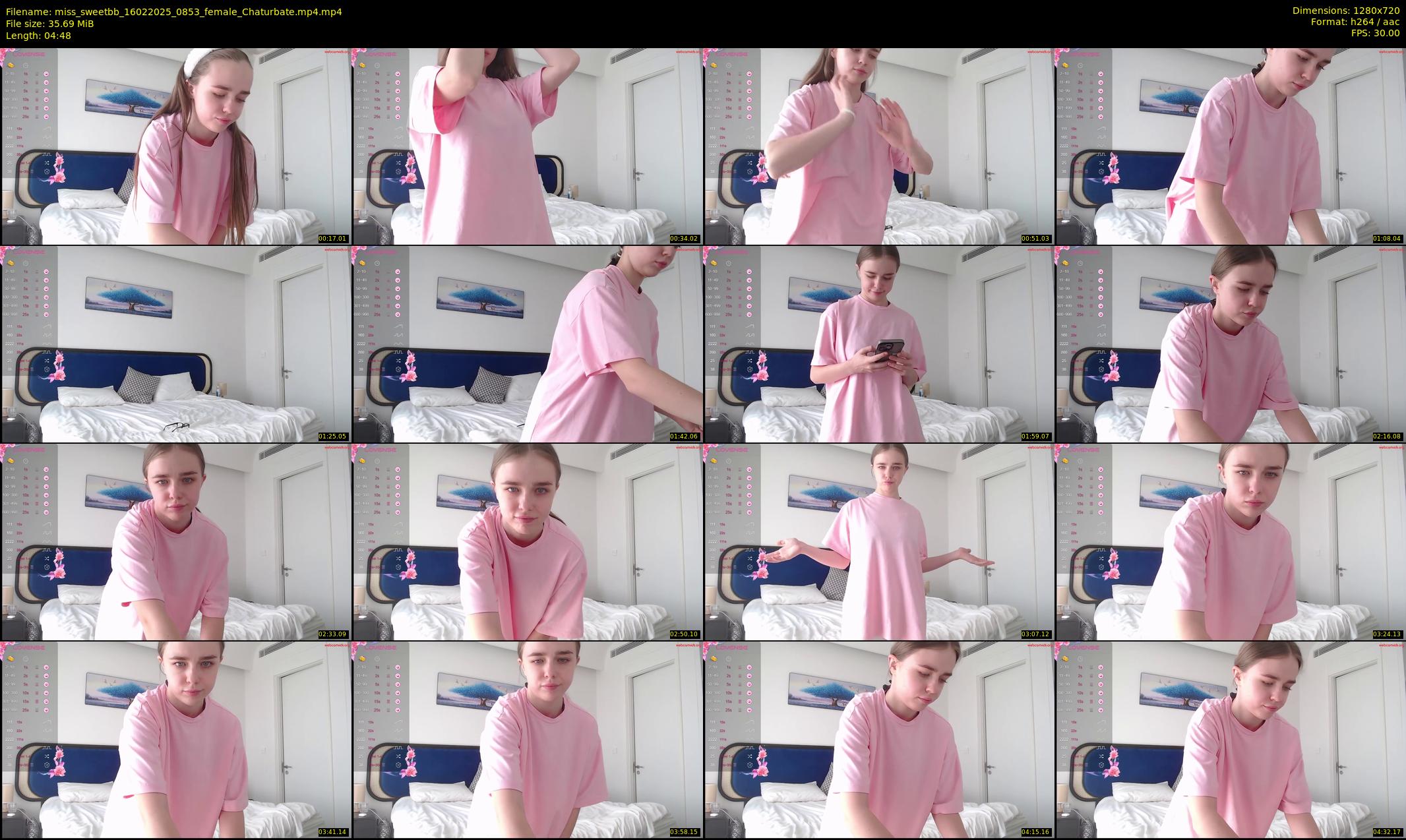 miss_sweetbb — 5 minute Chaturbate female cam show recording, 720p, Feb 16, 2025