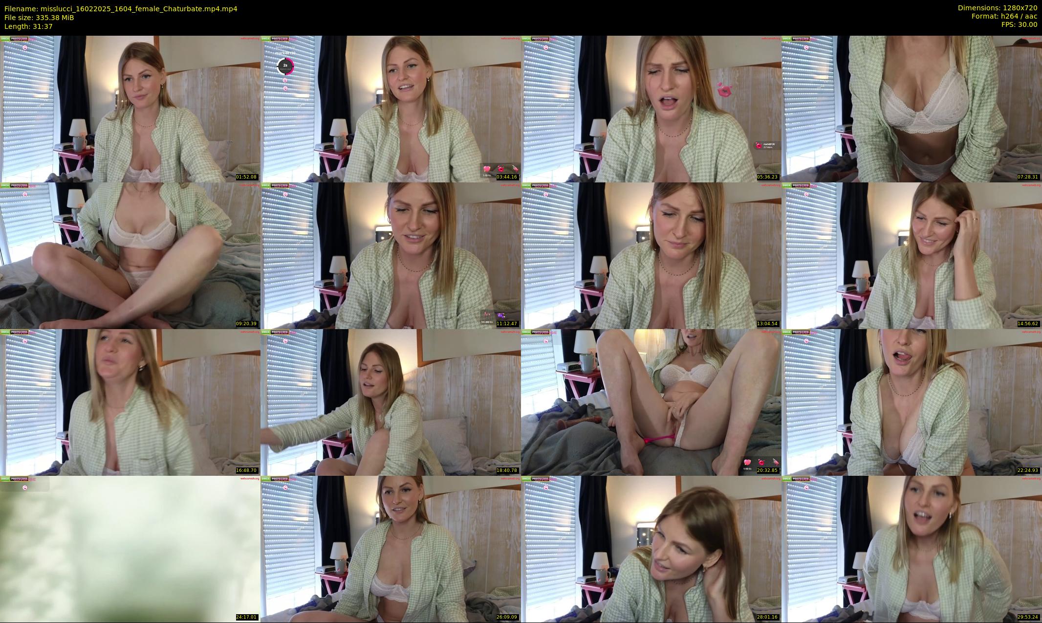 misslucci — 32 minute Chaturbate female cam show recording, 720p, Feb 16, 2025