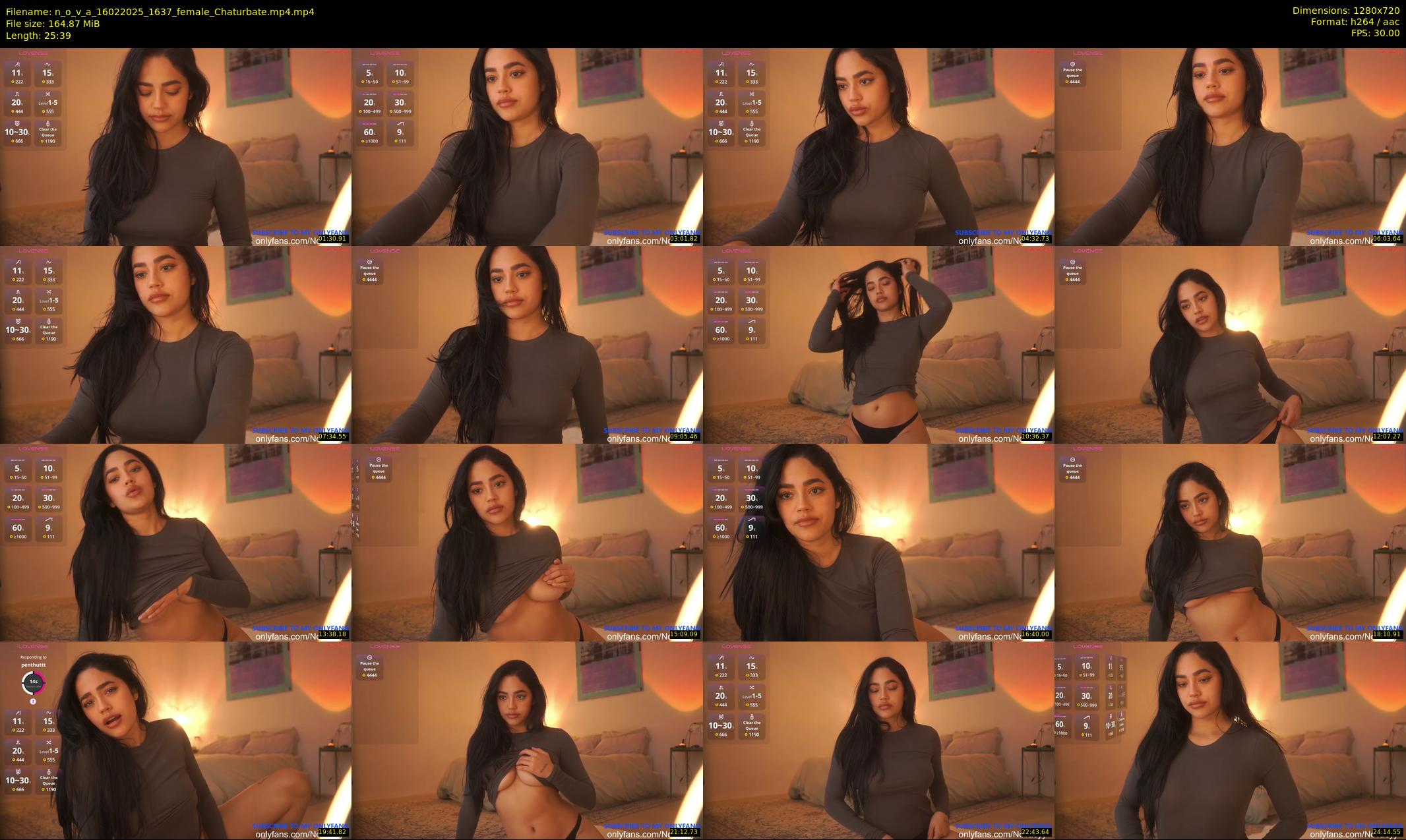n_o_v_a — 26 minute Chaturbate female cam show recording, 720p, Feb 16, 2025