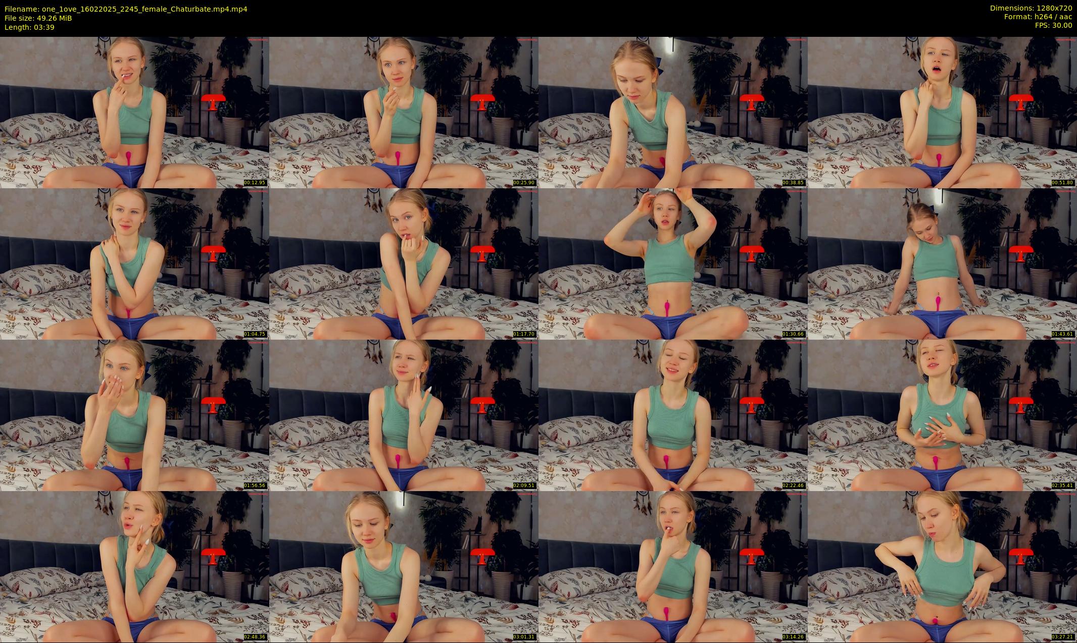 one_1ove — 4 minute Chaturbate female cam show recording, 720p, Feb 16, 2025
