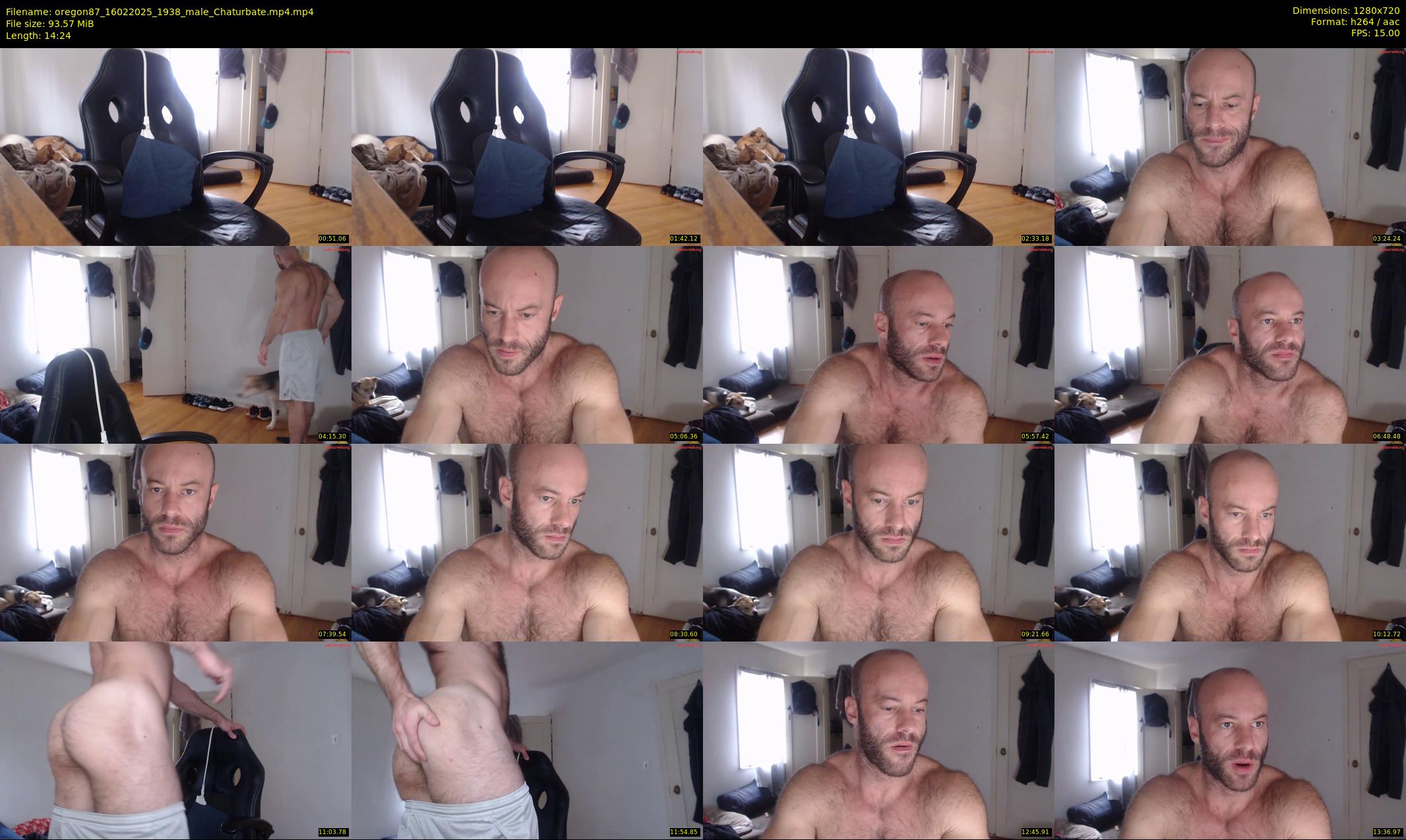 oregon87 — 15 minute Chaturbate male cam show recording, 720p, Feb 16, 2025