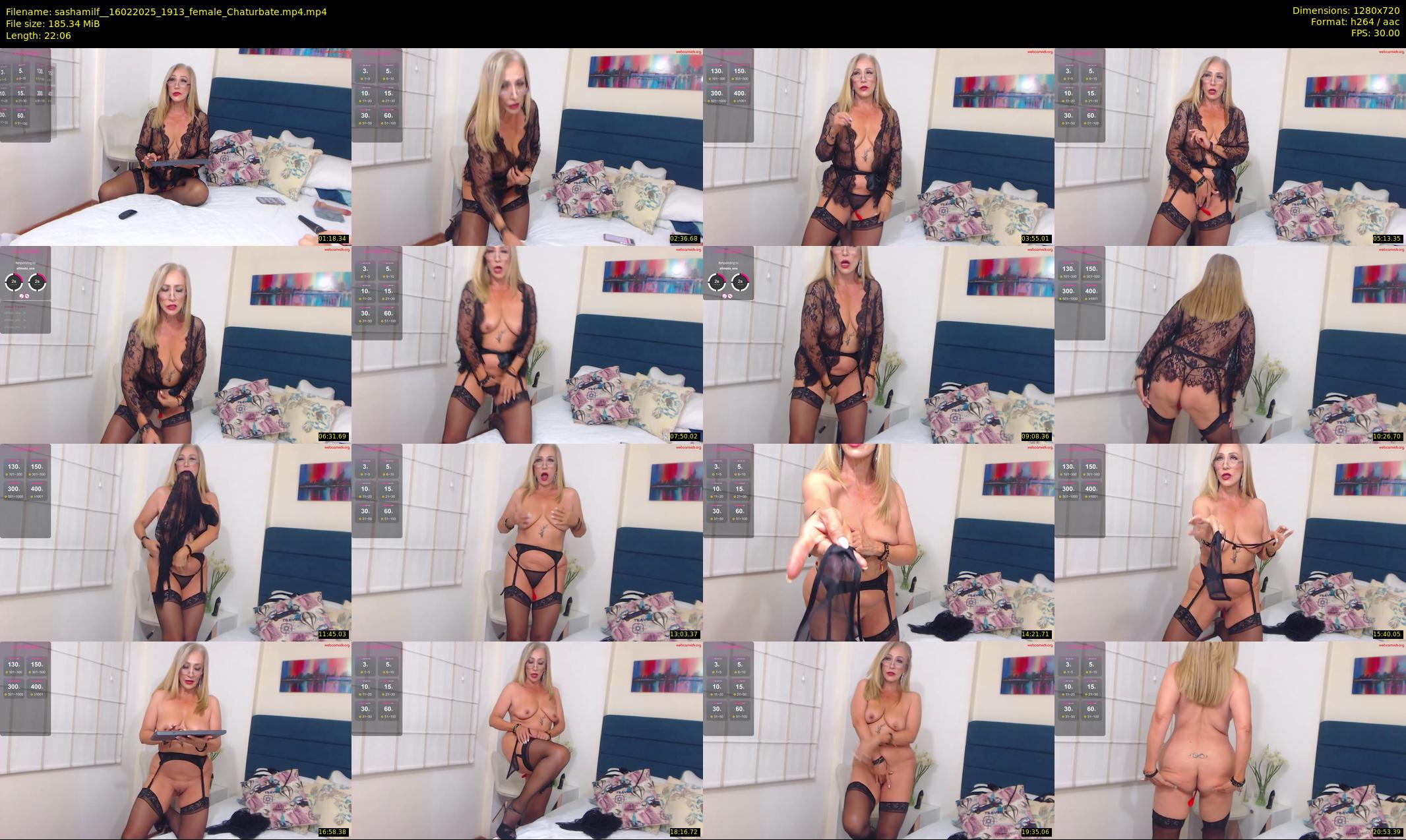 sashamilf_ — 23 minute Chaturbate female cam show recording, 720p, Feb 16, 2025